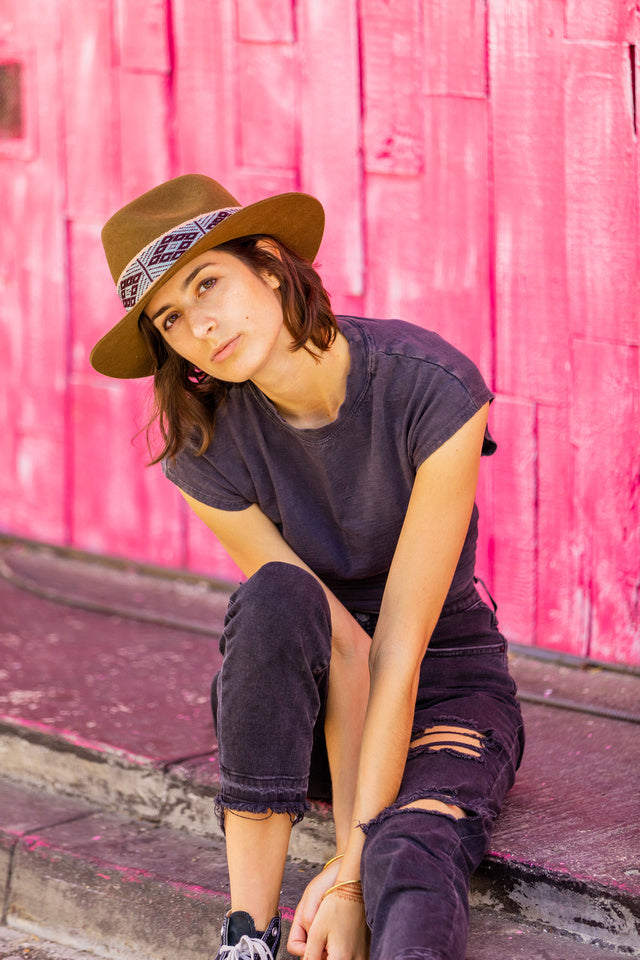 Chestnut Fedora Hat