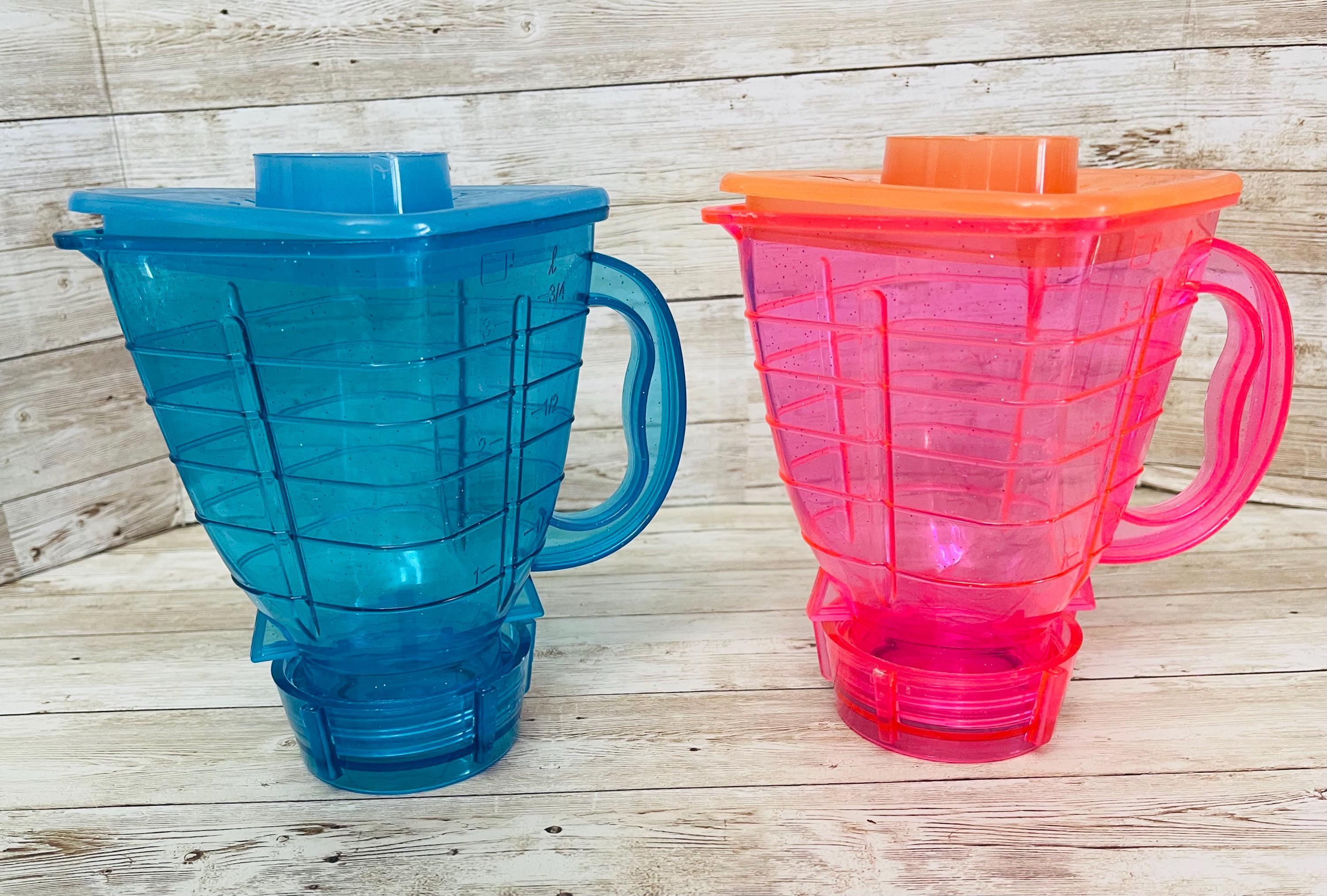 1x Licuachela Mexicanos para Bebidas y Botanas 1 Litro Se Envian Colores Surtidos 1x Mexican Plastic Drink Blender Cups fr Drinks and Snacks