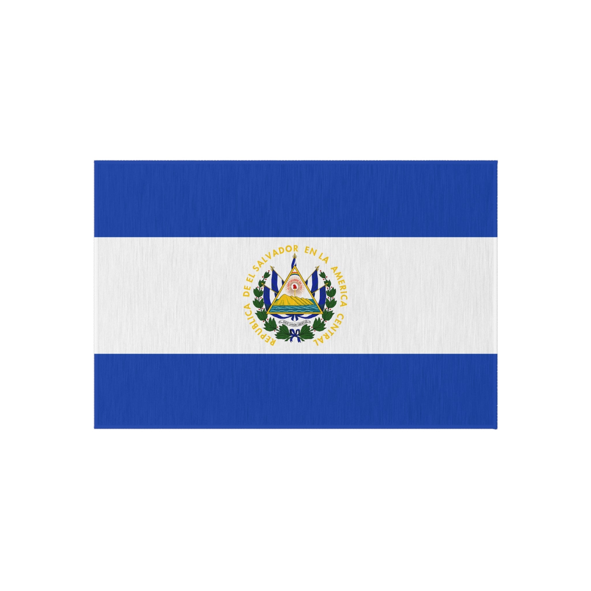Flag Of El Salvador Outdoor Non-Slip Door Mat | San Salvador | Soyapango | Santa Ana | 24"x36"