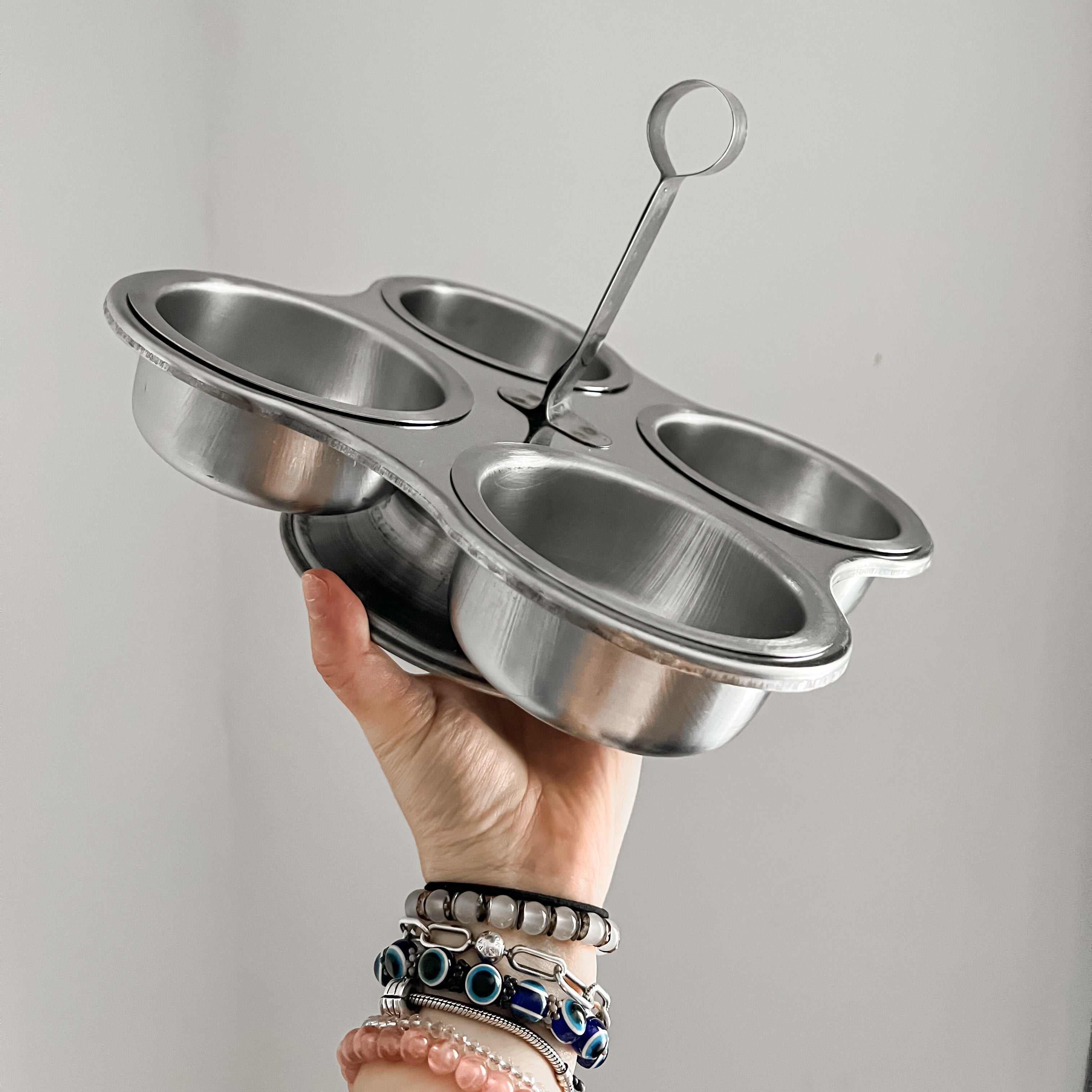 Quadruple Stainless Steel Saucepan