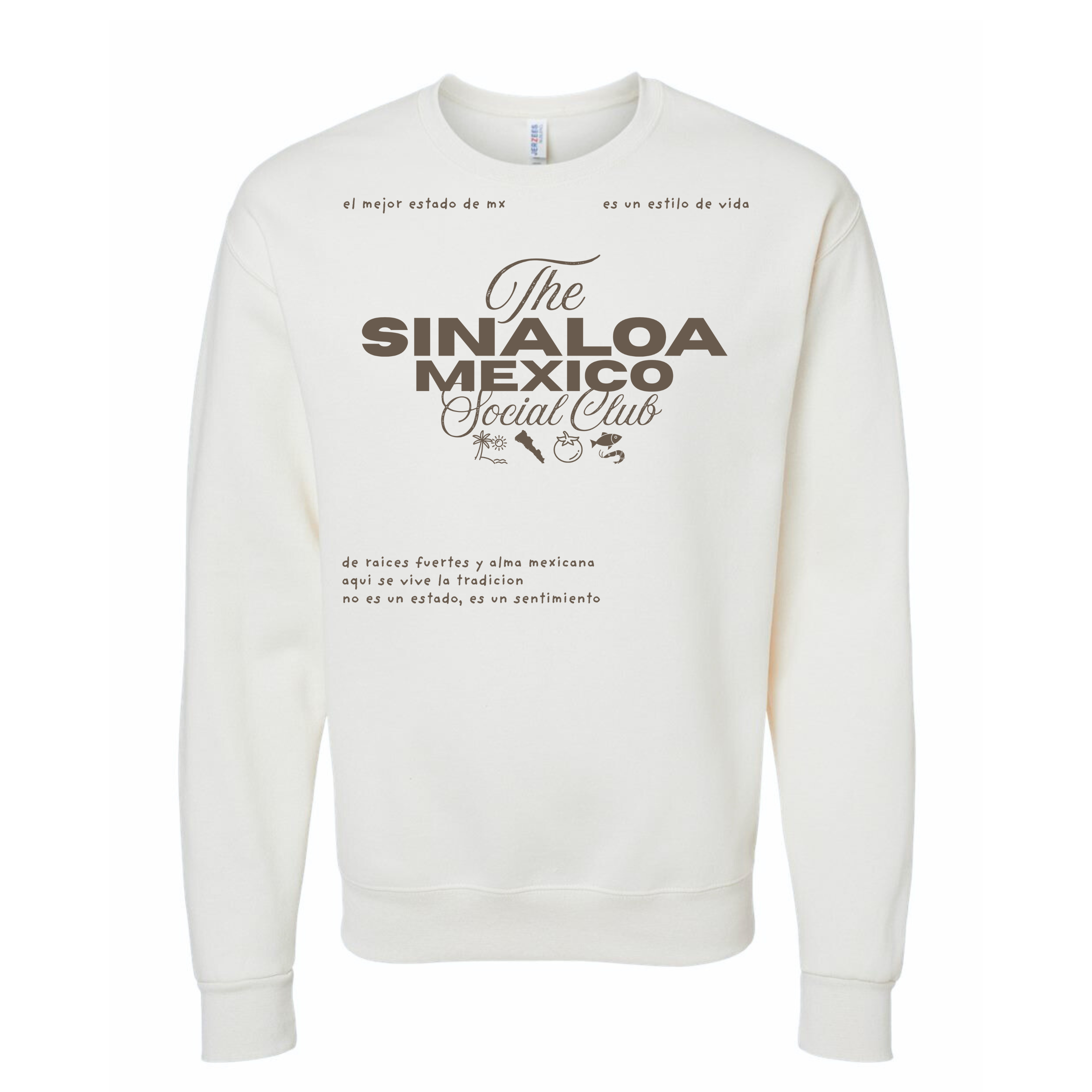 Sudadera Cuello Redondo • Camiseta Sinaloa Social Club