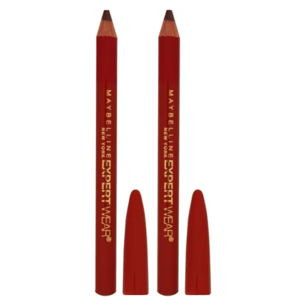 Maybelline Expert Wear Lápices Dobles de Cejas y Ojos Marrón Oscuro 0.06 oz.