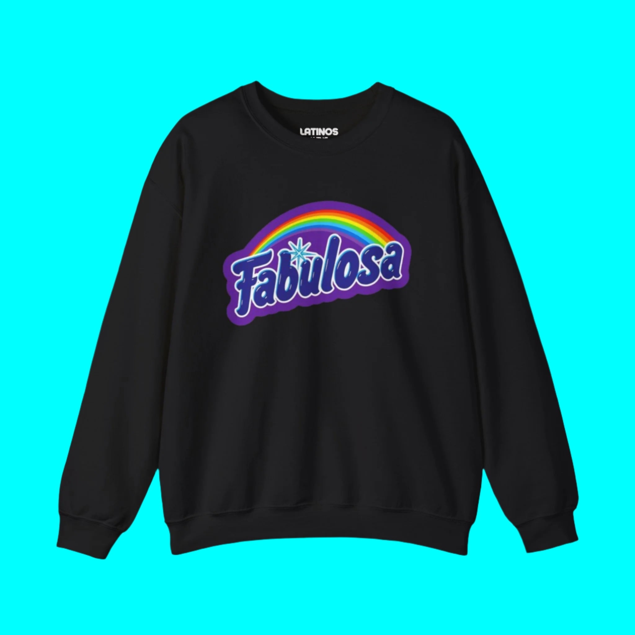 Sudadera cuello redondo "Fabulosa Comfy" | Viral, divertida, orgullo latino | 3 colores