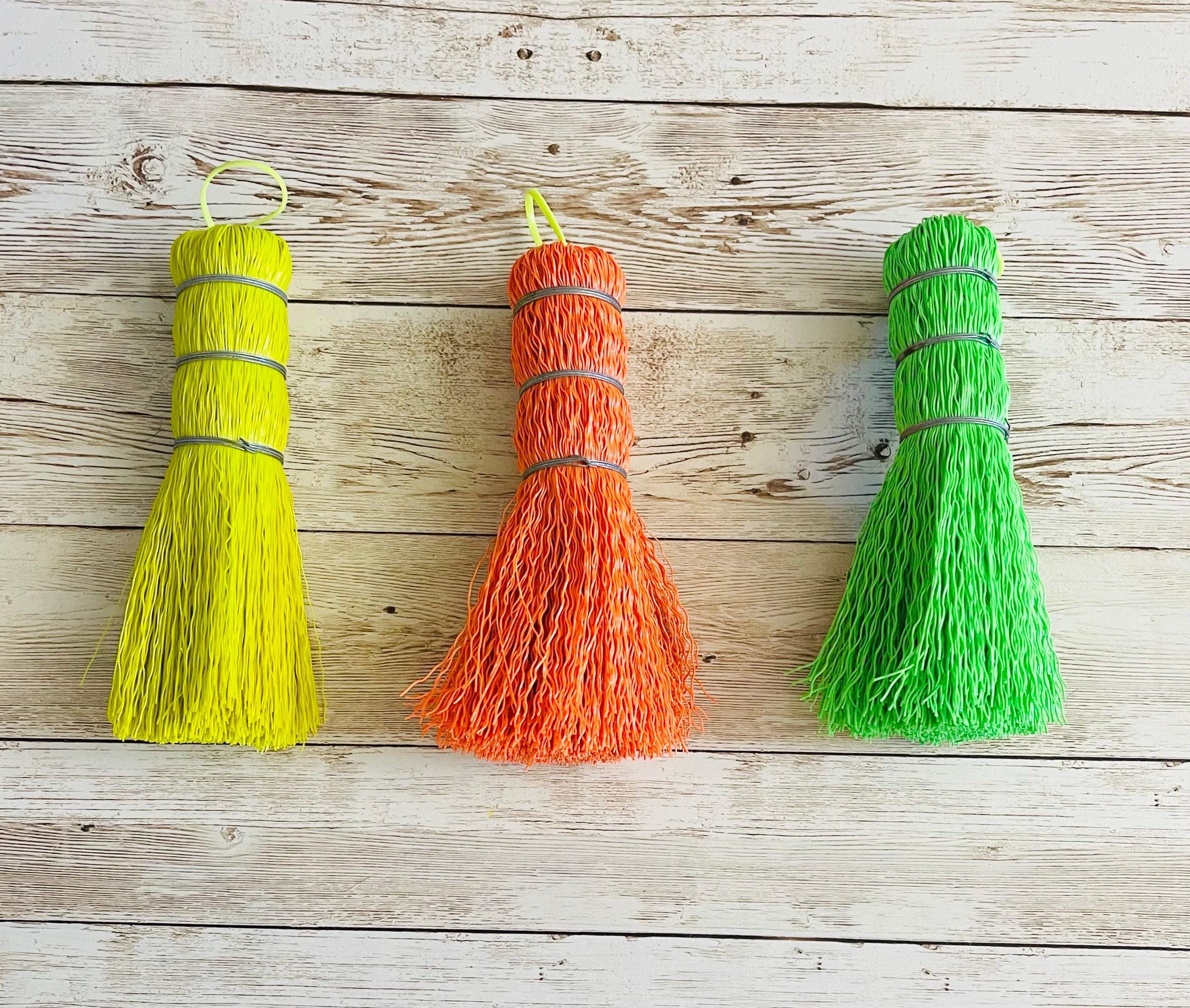 3x Mexican Plastic Brush Scrubber 3 Escobetas de Plastico