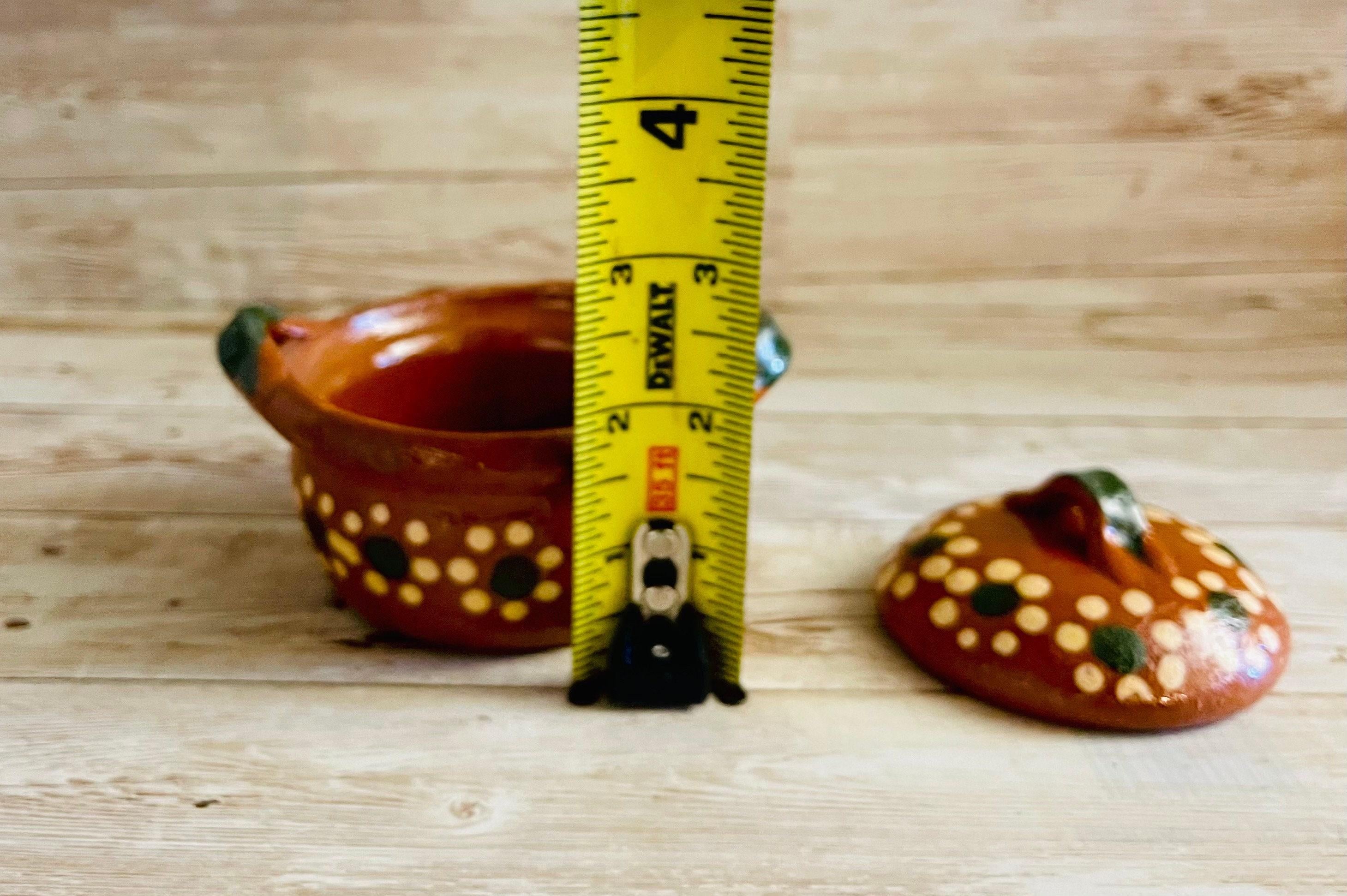 2 Mini Cazuelitas de Barro 2 Mini Clay Pots