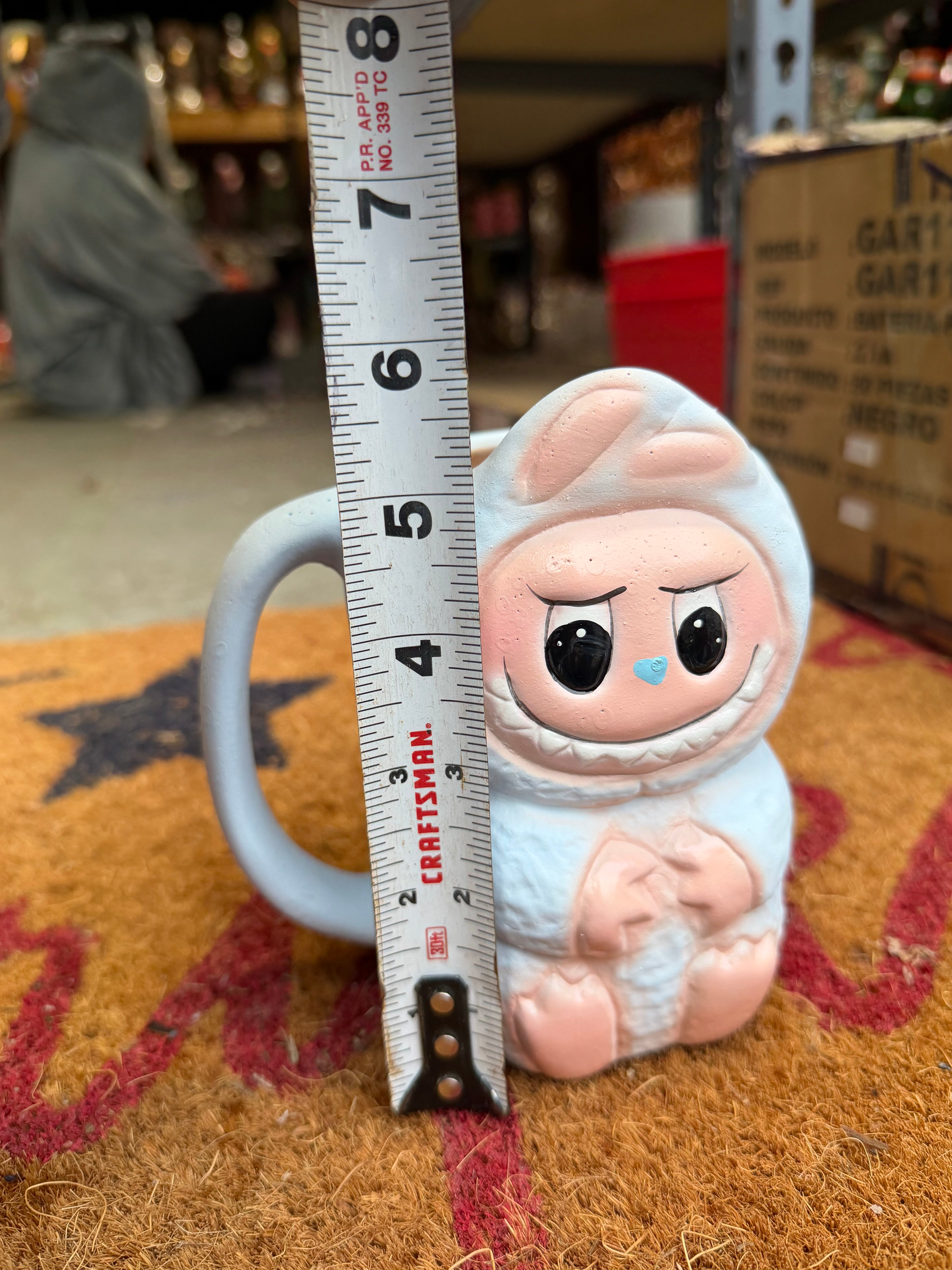 Taza de cerámica Labubu