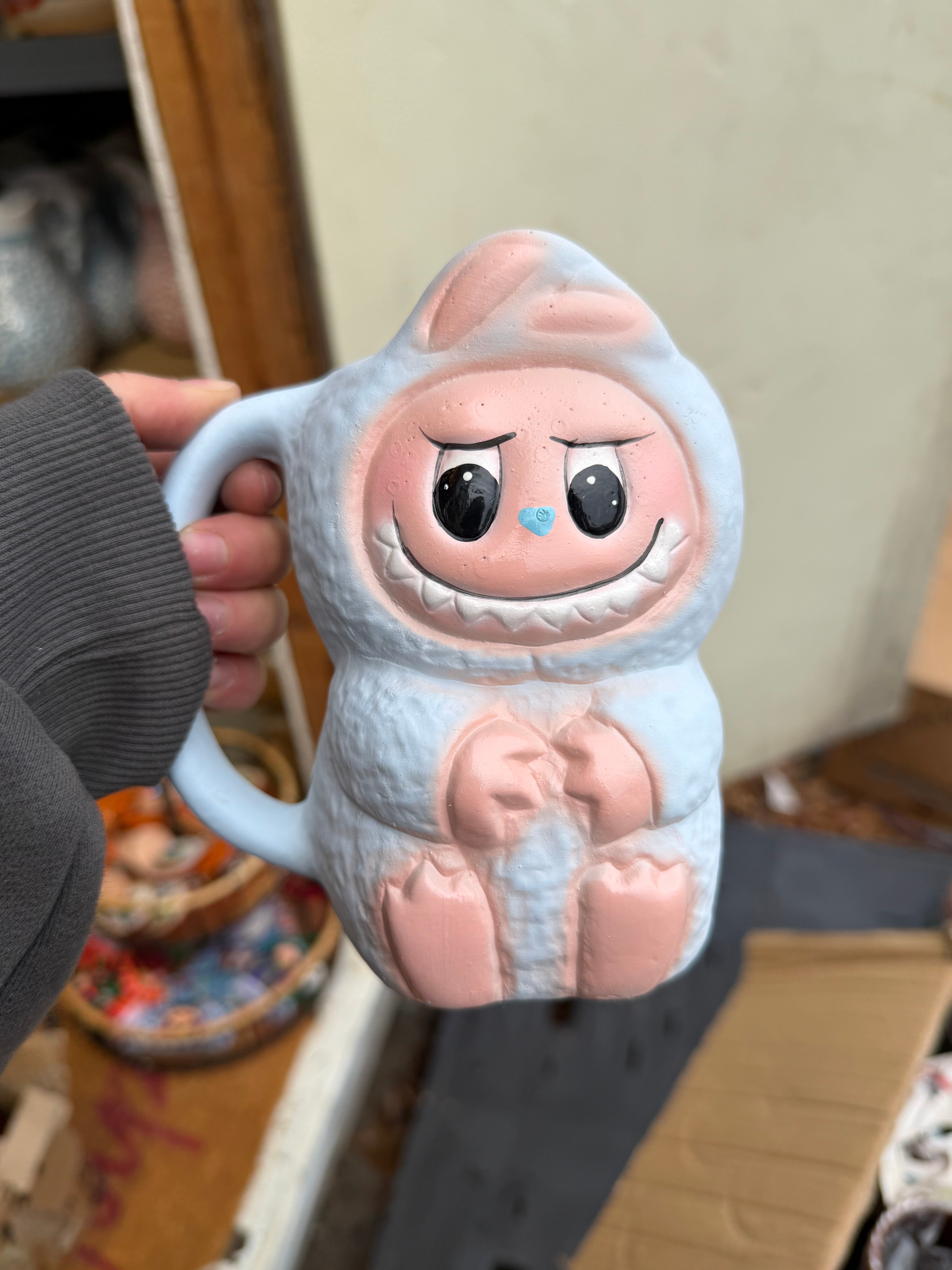 Taza de cerámica Labubu