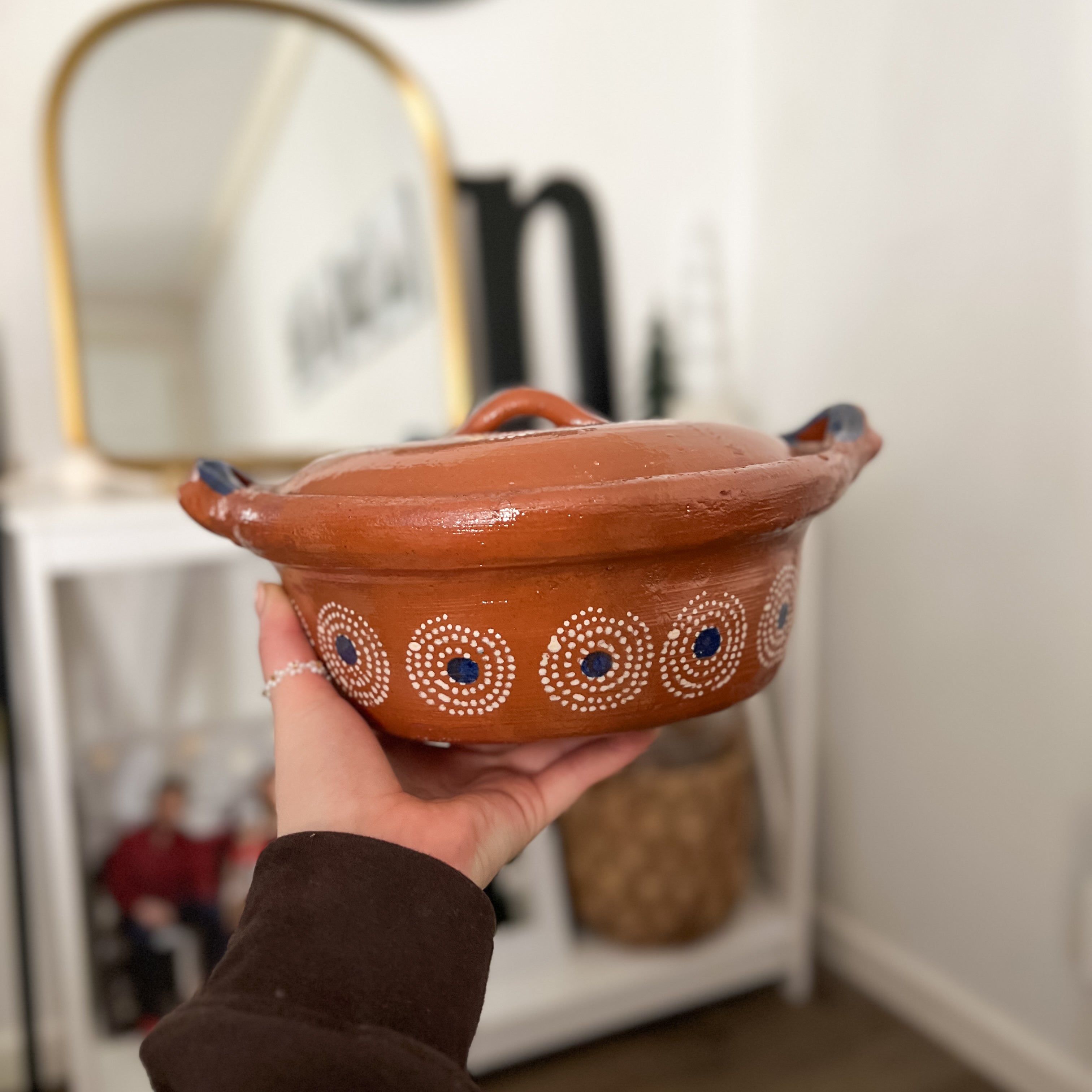 Olla Mediana de Cerámica Mexicana 500ml