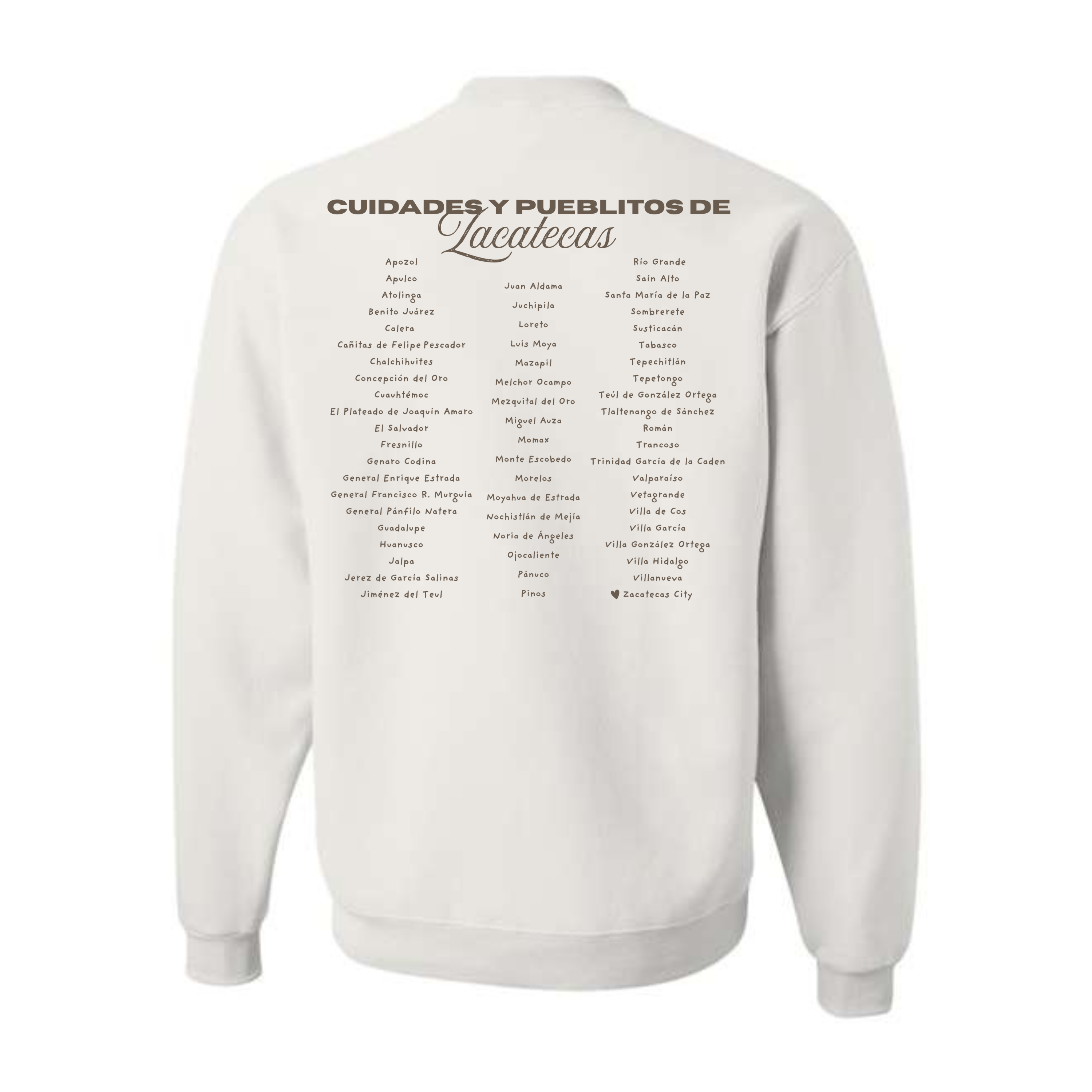 Zacatecas Social Club Crewneck • Tee