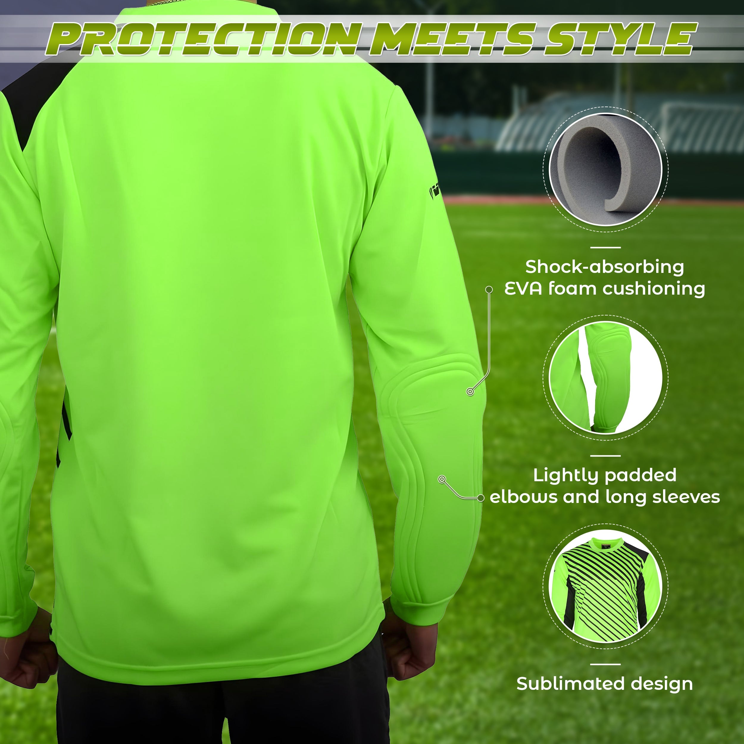Arroyo Goalkeeping Jersey - Green/Black