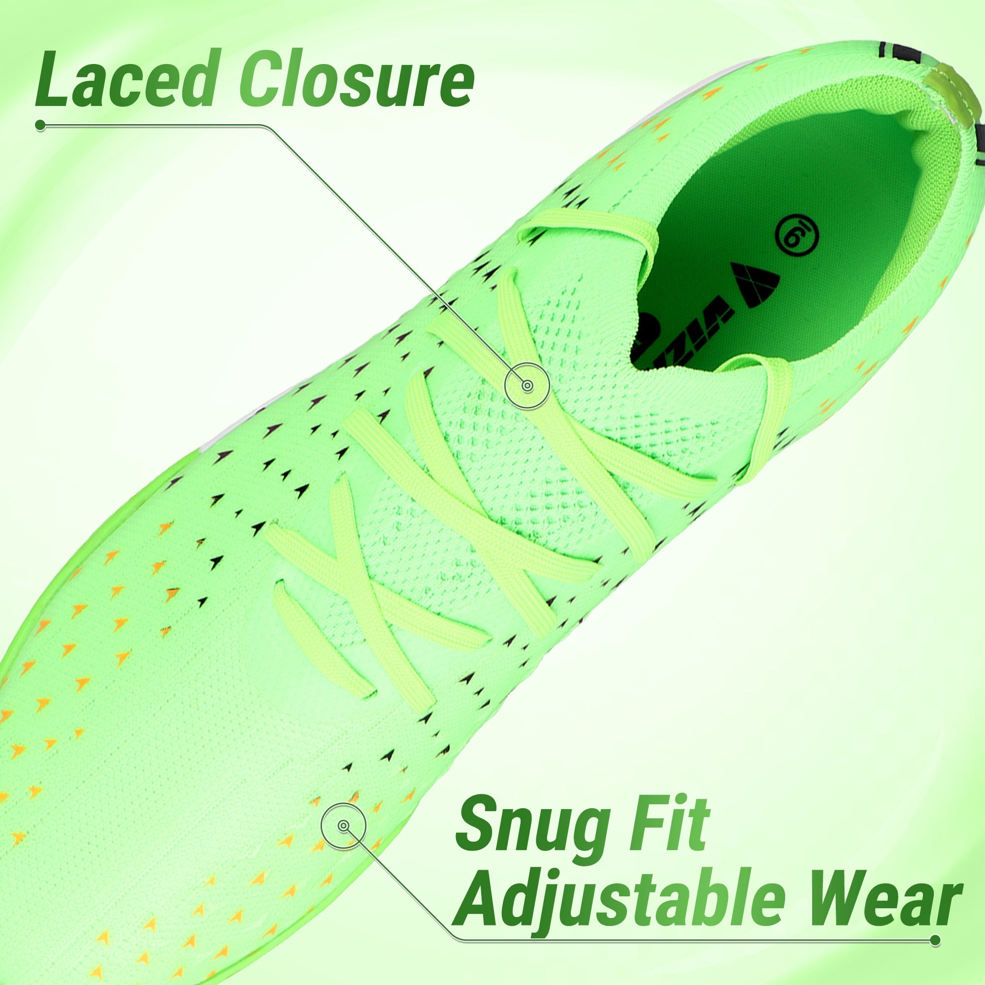Tioga Adult Turf Soccer Cleats - Lime