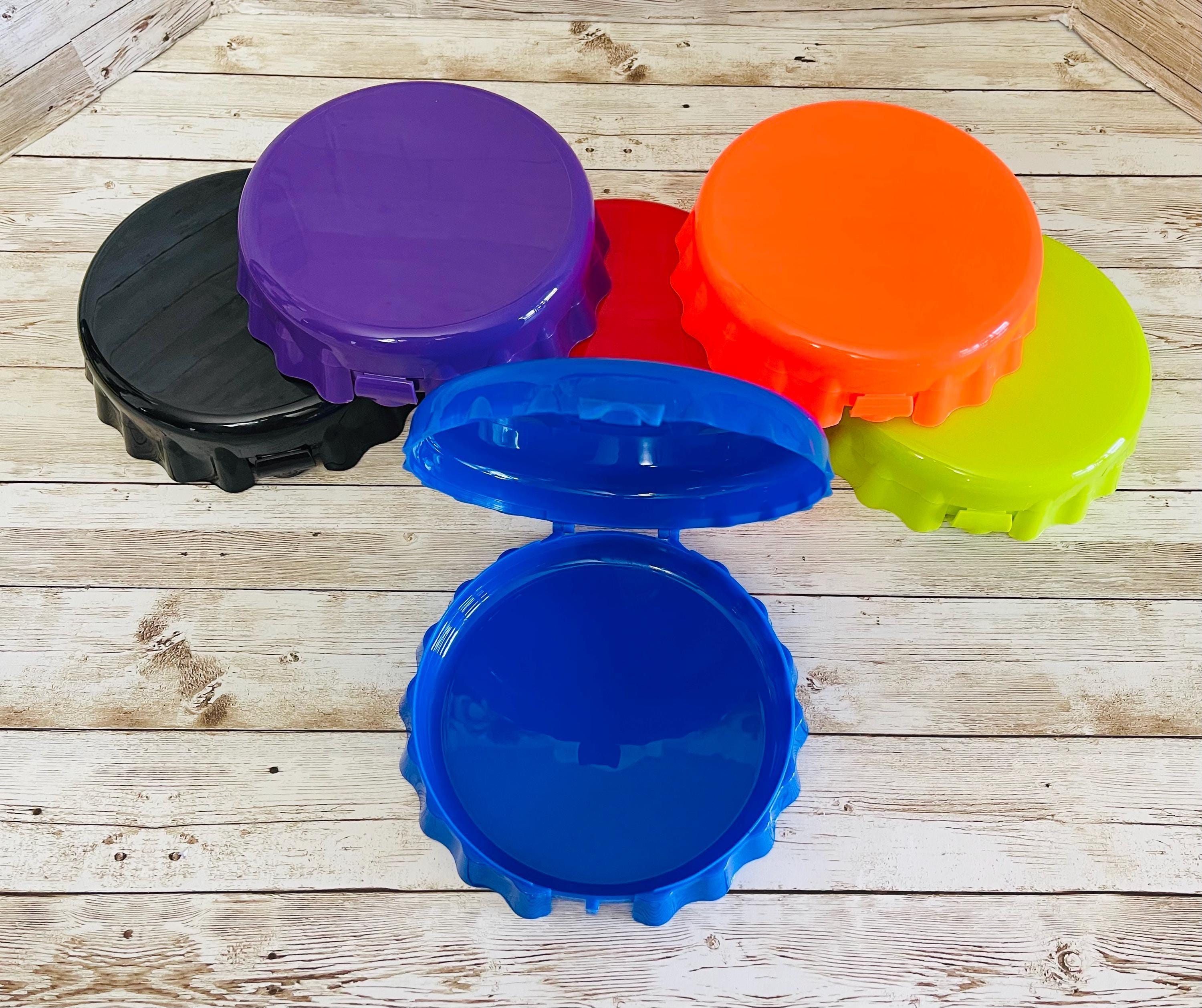 Ficheros Corcholatas para Loteria oh Guardar Monedas Cork Plastic Containers to Store Items