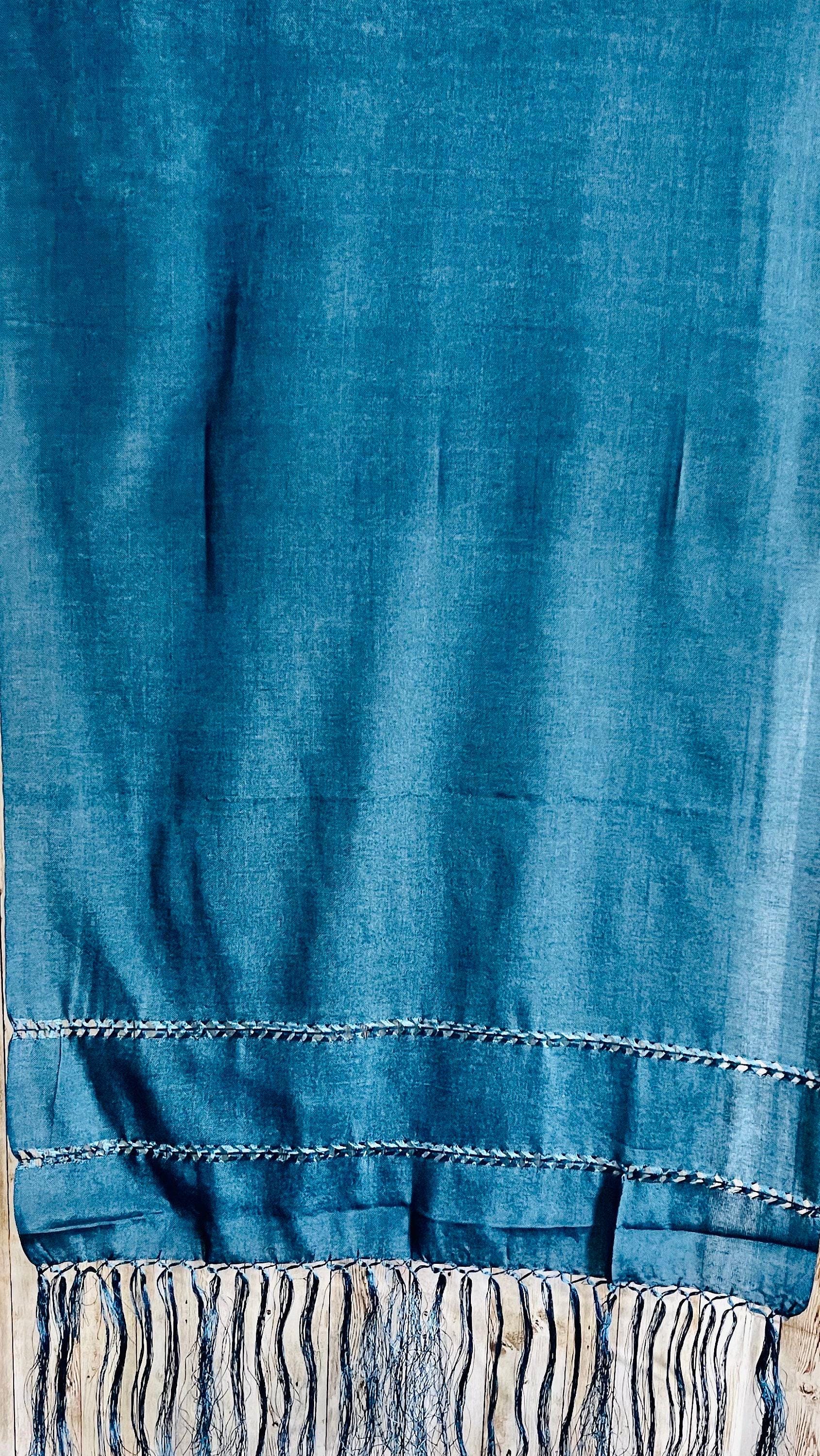 Authentic Mexican Silk Shawl Wrap Reboso Mexicano De Artiseda