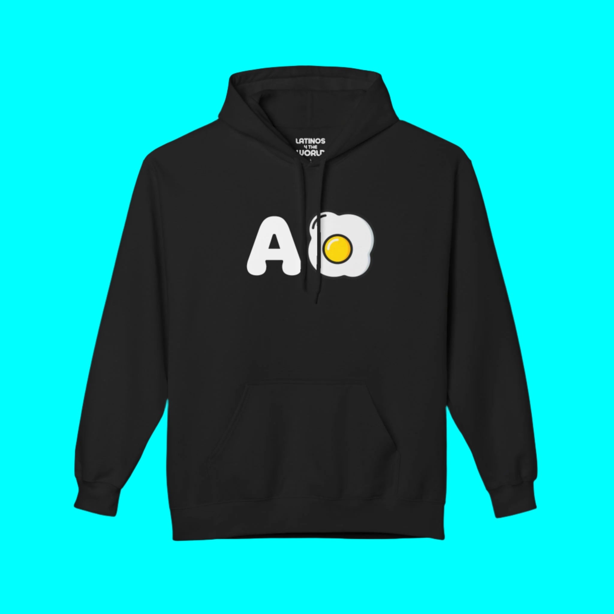 Sudadera con capucha cómoda y cálida con el eslogan en jerga mexicana/centroamericana "A Huevo" | Broma de orgullo latino divertido con forro polar | Latinos 4 The World