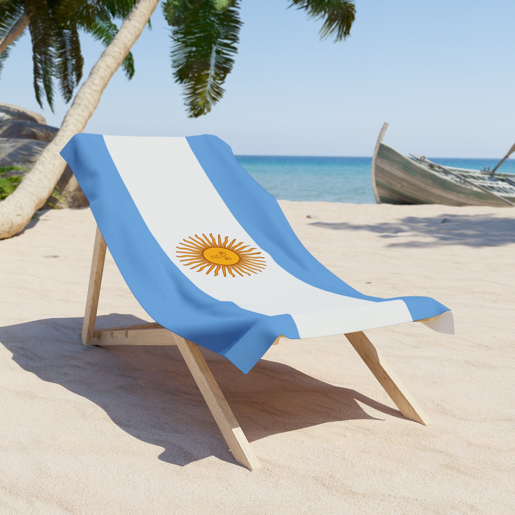 ARGENTINA Flag Beach Towel | Quality & Long Lasting - 2 Sizes | Argentinian Pride | Gift for Argentineans