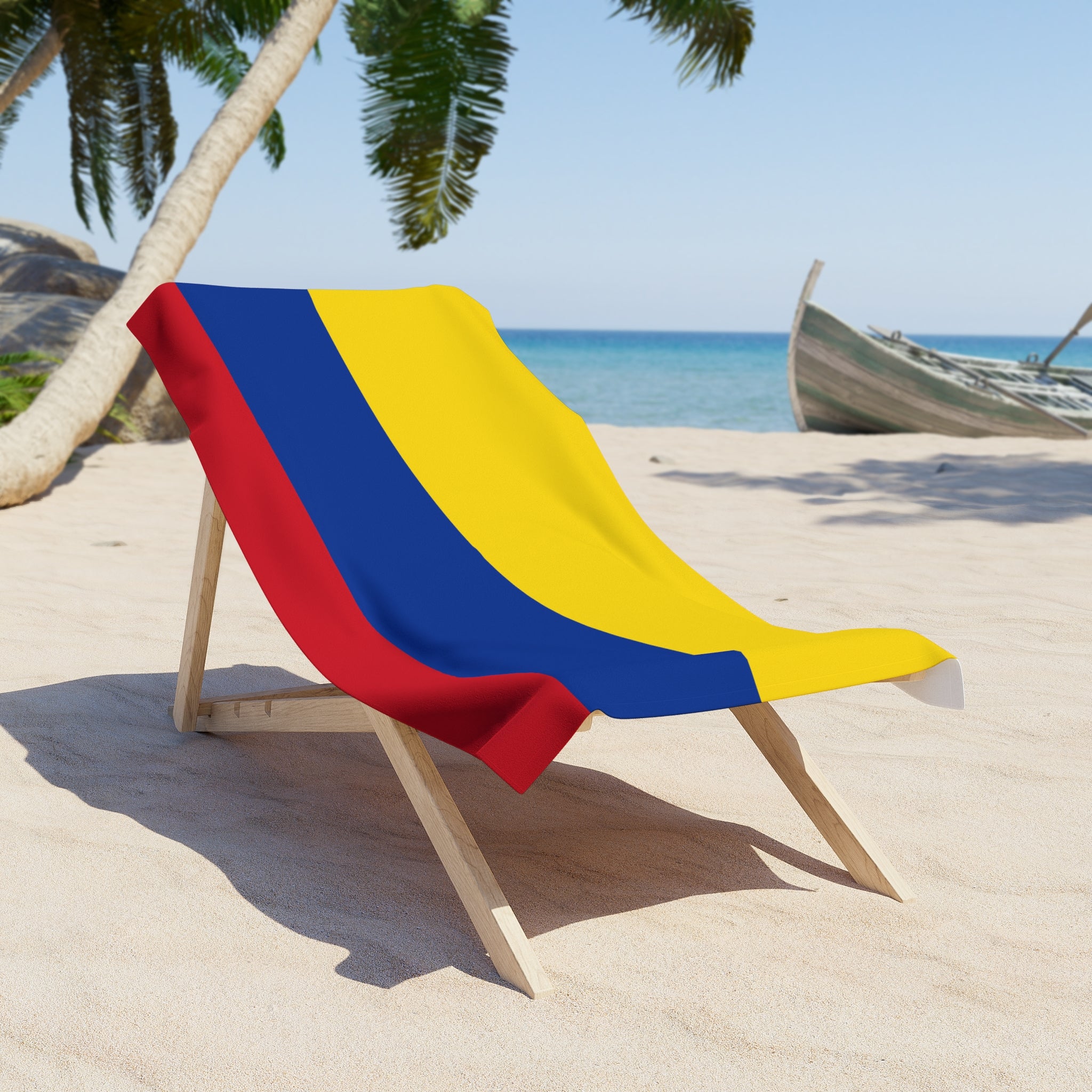 COLOMBIA Flag Beach Towel | Quality & Long Lasting - 2 Sizes | Colombian Pride | Gift for Colombianos