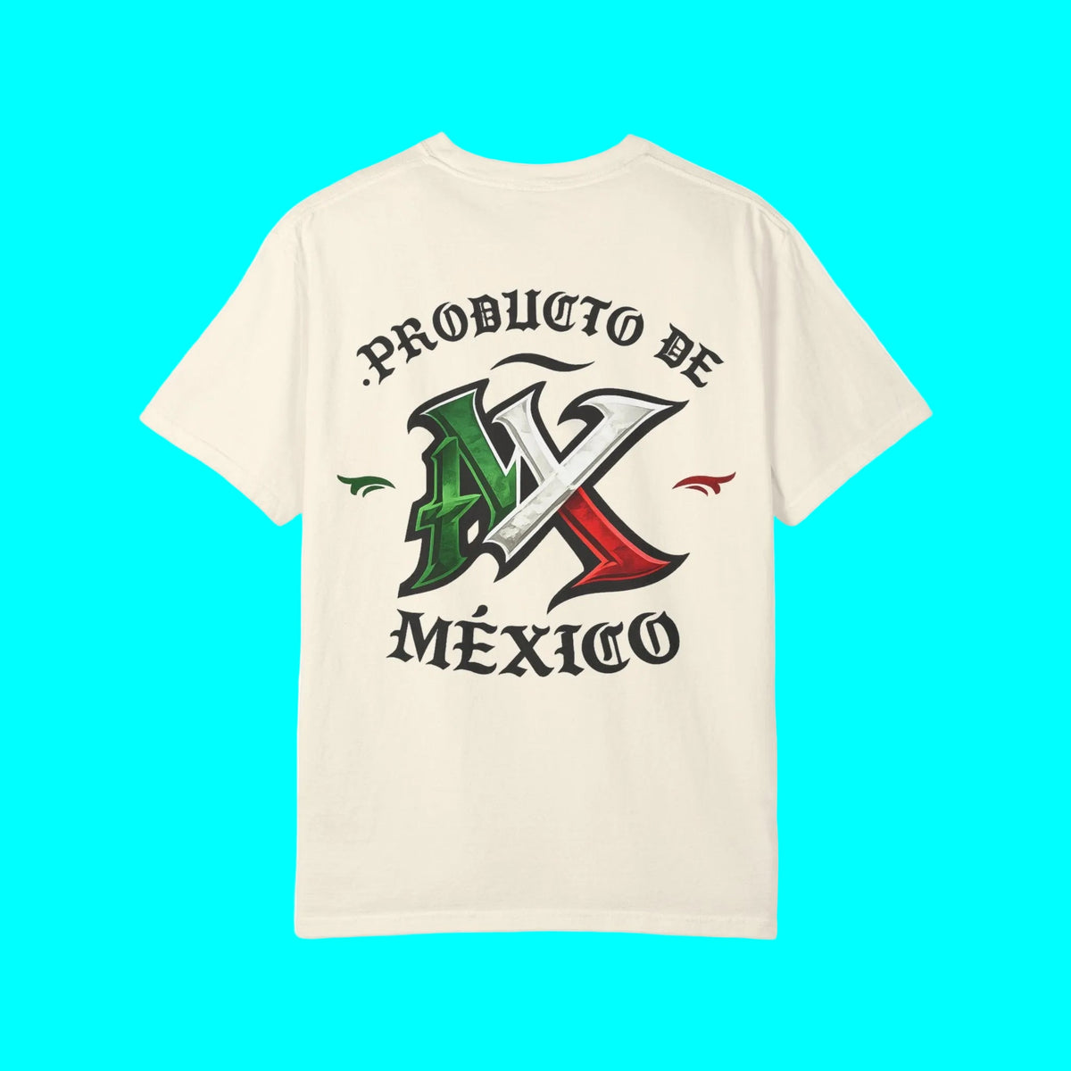 Producto De Mexico Heritage T-shirt | Old English Style, Mexican Culture | Heavyweight Cotton