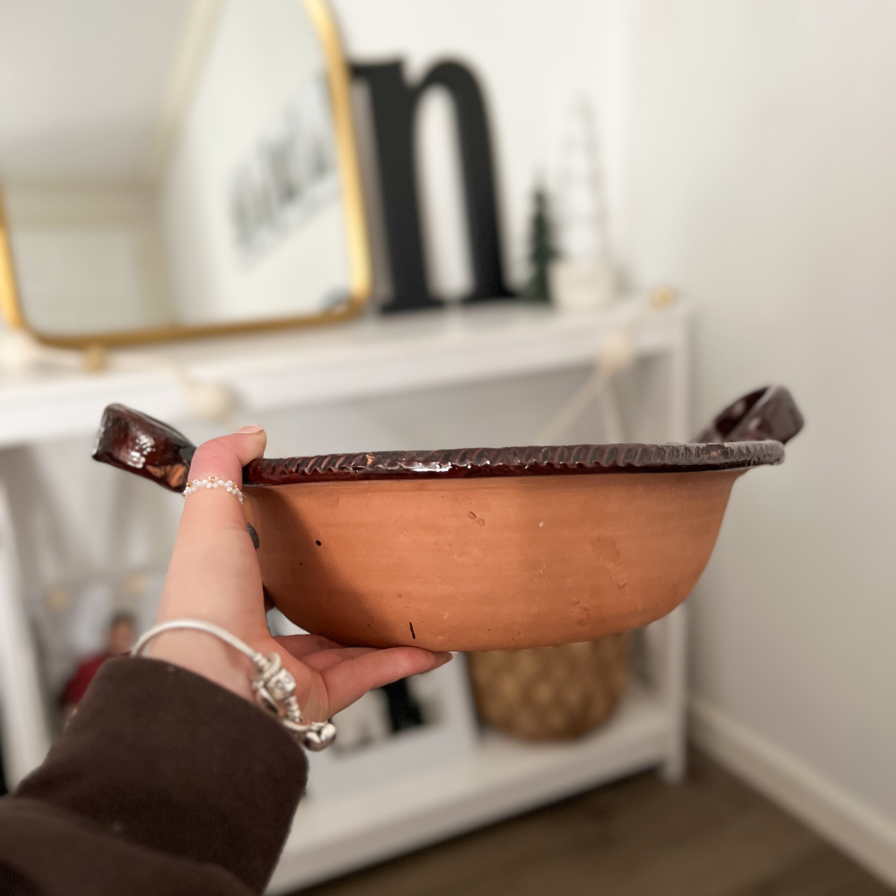 Olla tradicional mexicana sin tapa