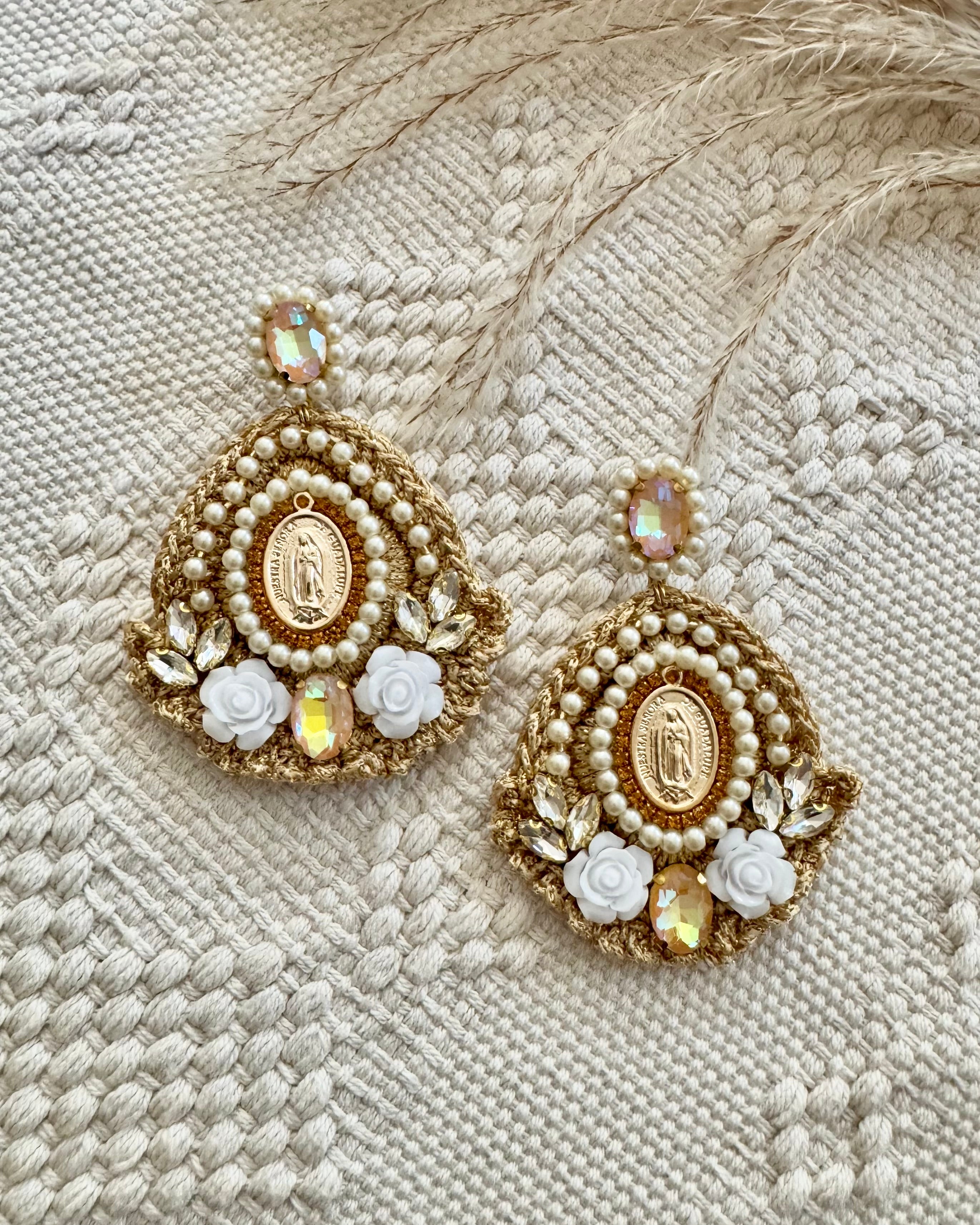 Earrings crochet  “Milagrosa”