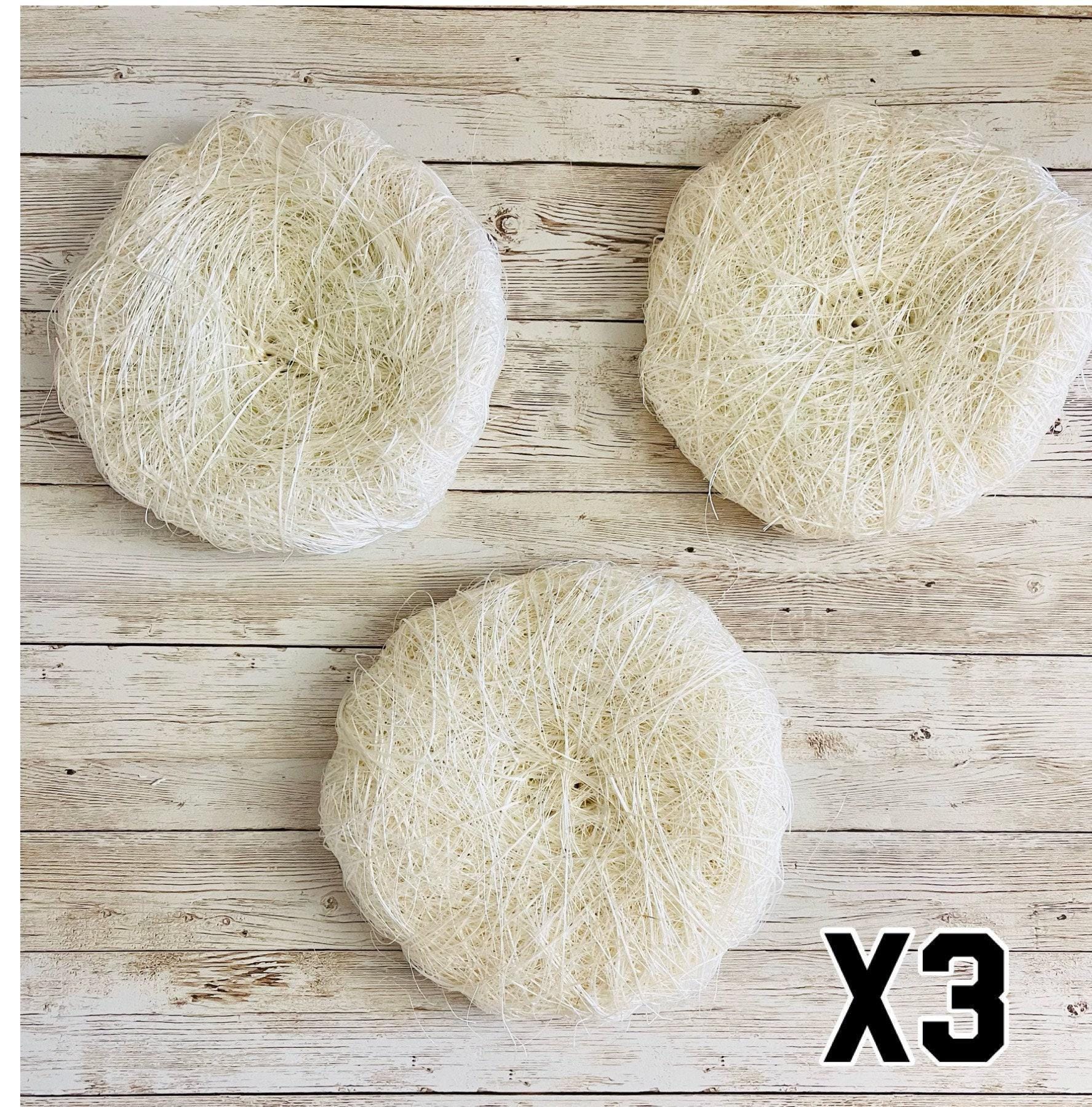 Estropajo De Ixtle Mexicano Ixtle Scourer Body Scrub 100% Natural Fibers