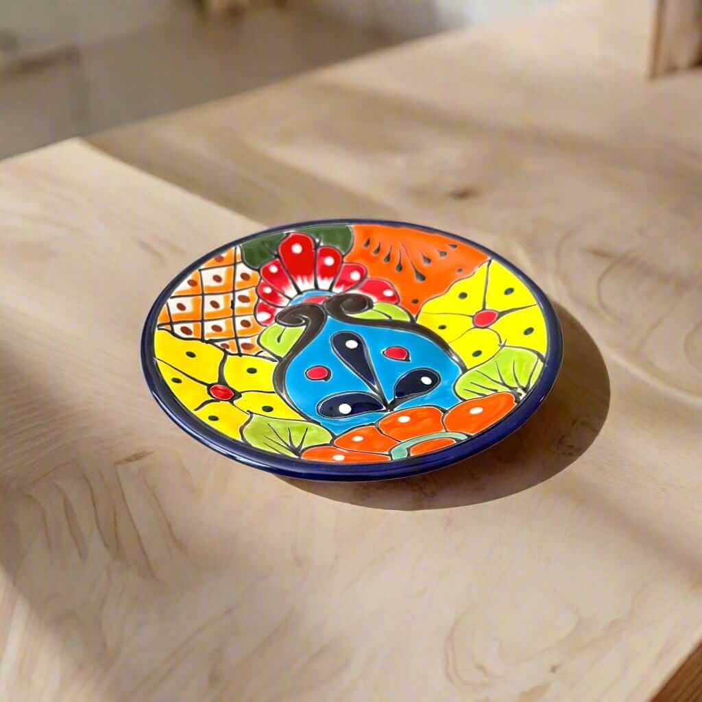 Plato de Talavera de 6" | Vajilla Mexicana Colorida