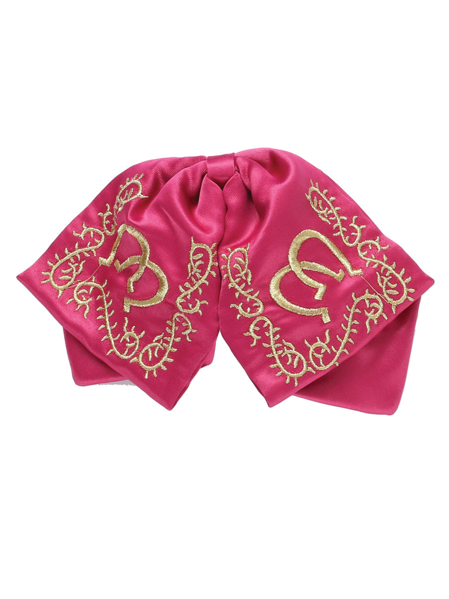 Kids 
Mexican Charro Bow Tie 100% Polyester Fuchsia/Gold 601762