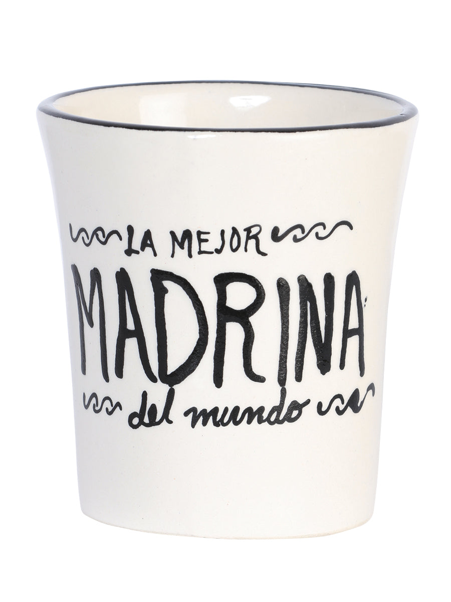 Artisanal Decorative Coffee Mug God-Mother Talavera Beige 601886