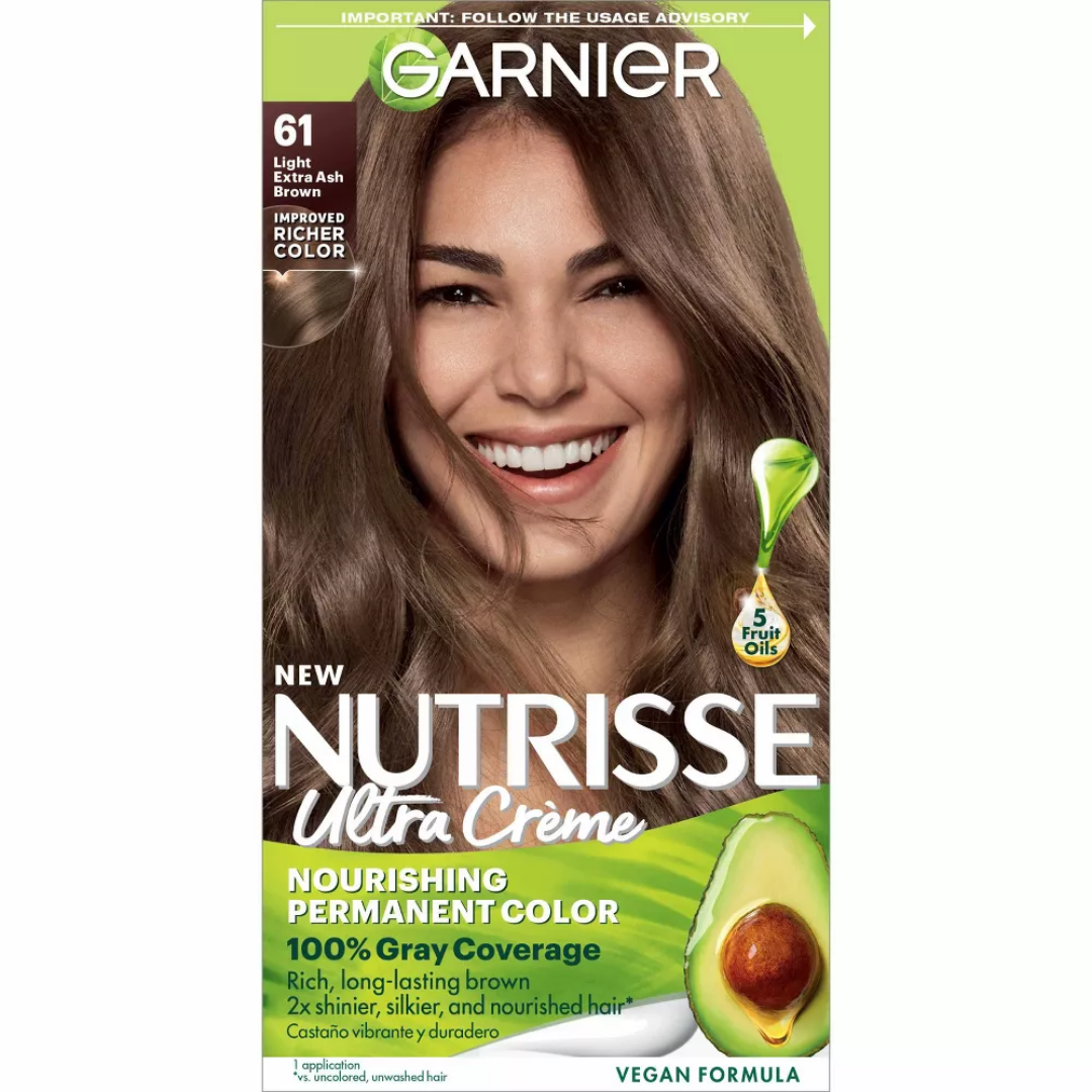 Garnier Nutrisse Ultra Crème 61 Castaño Claro Ceniza Extra (Kit)