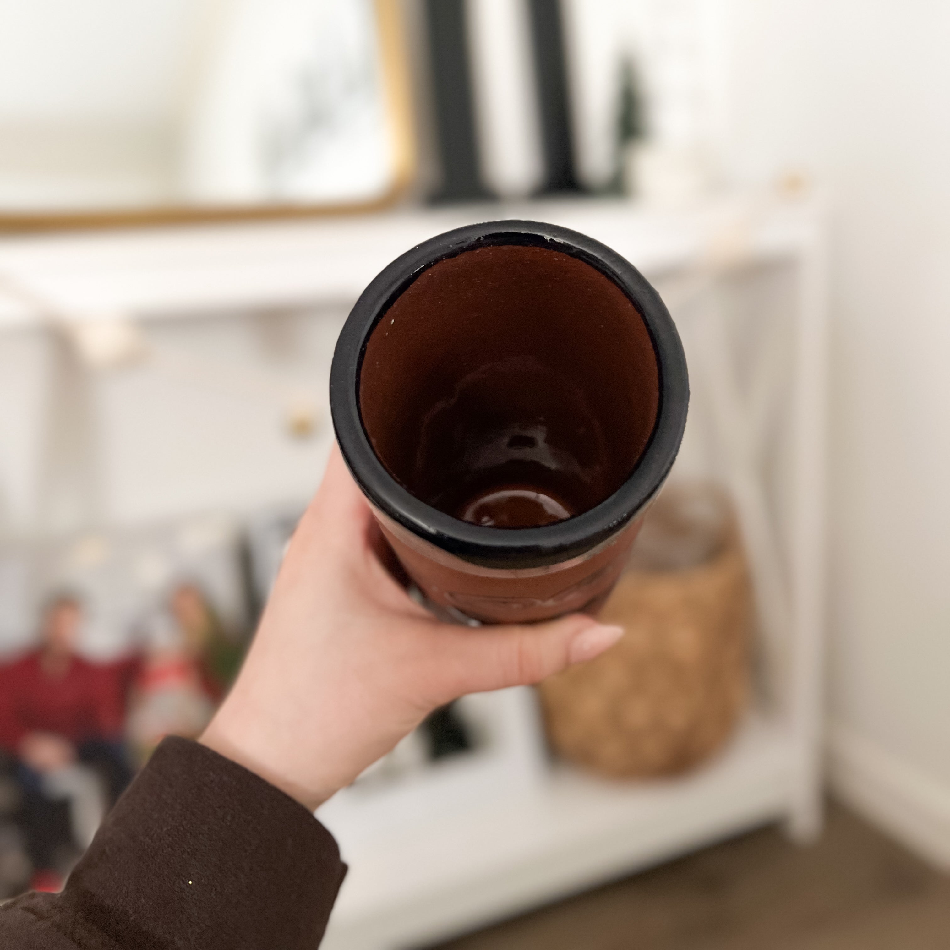 Taza tradicional de barro