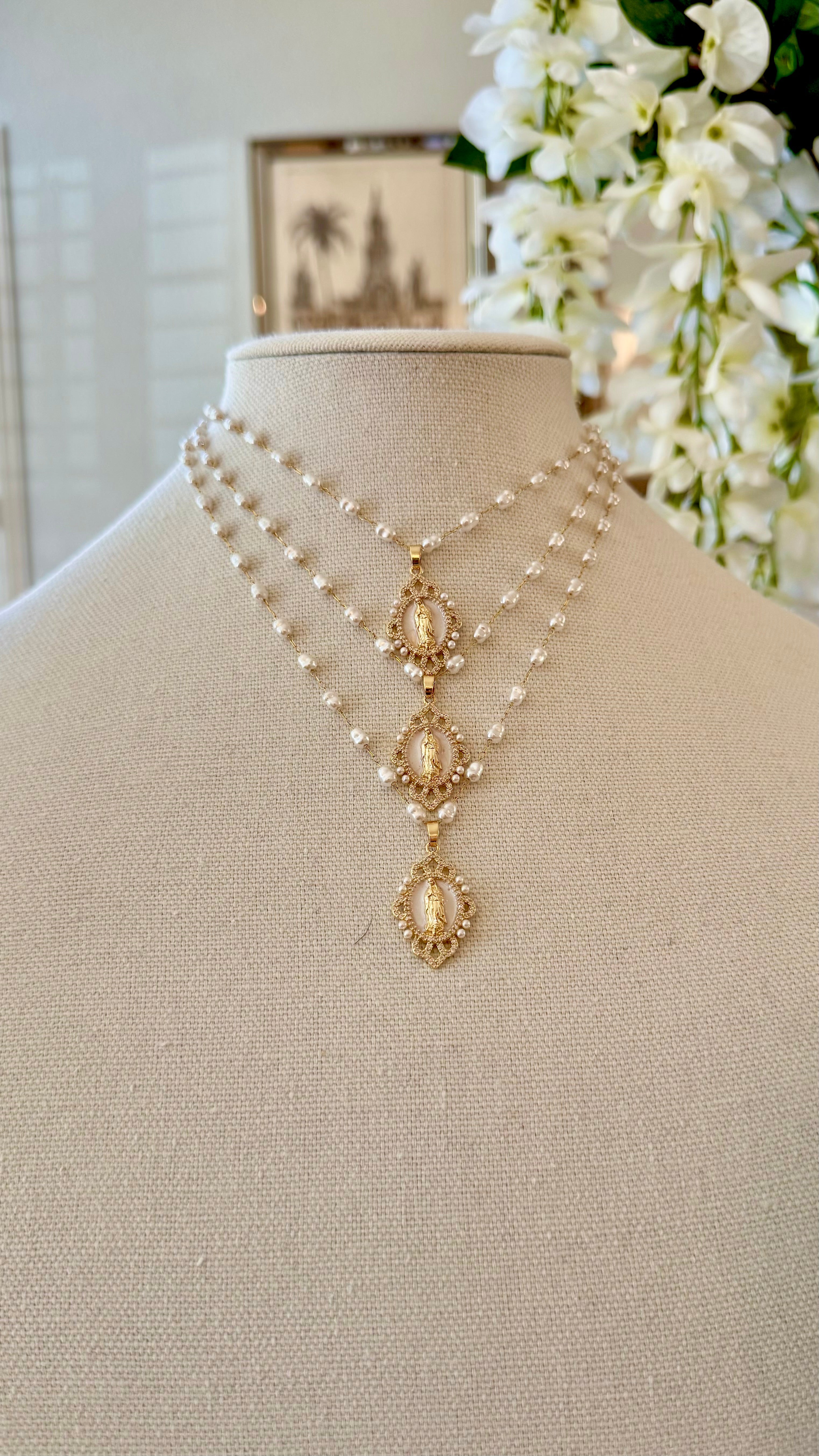 Necklace Virgen de Guadalupe “Maria de Jesus”