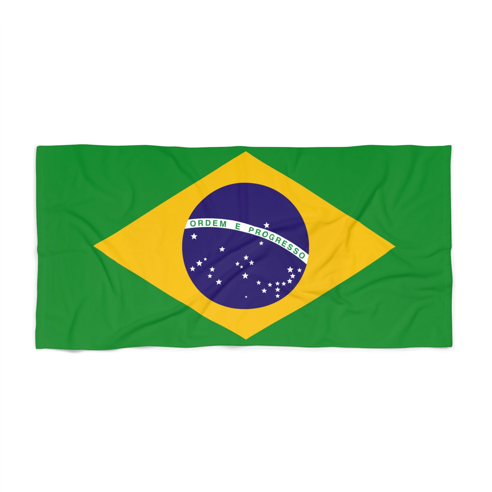 BRAZIL Flag Beach Towel | Quality & Long Lasting - 2 Sizes | Brazilian Pride | Gift for Brazilians