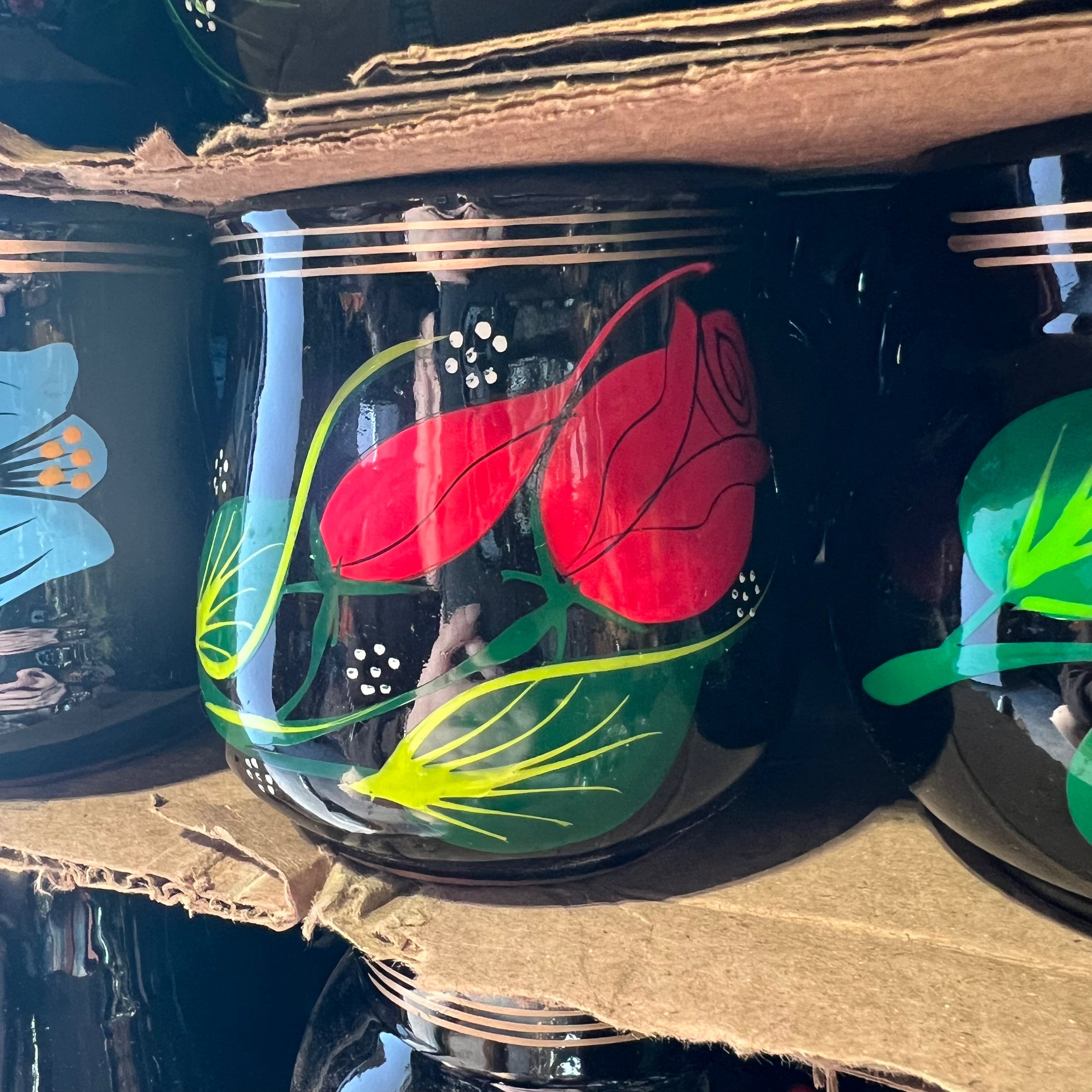 Taza curva artesanal Tulipán