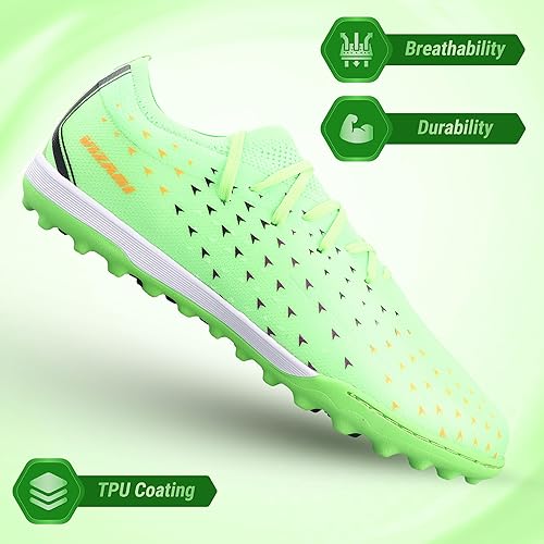 Tioga Adult Turf Soccer Cleats - Lime