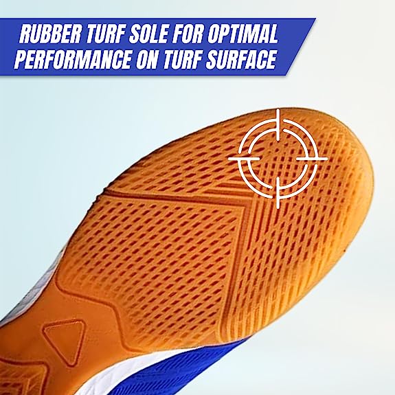 Valencia Indoor Soccer Shoes -Royal/White