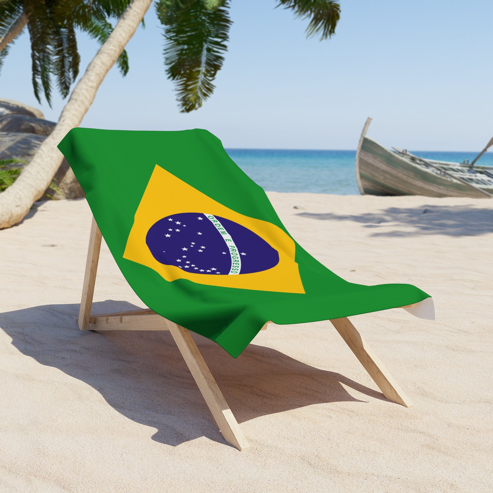 BRAZIL Flag Beach Towel | Quality & Long Lasting - 2 Sizes | Brazilian Pride | Gift for Brazilians