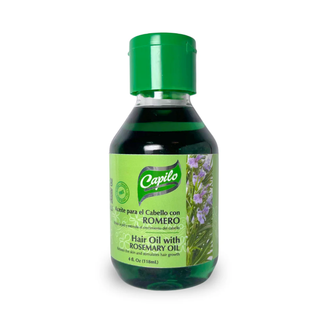 Aceite Capilar Capilo con Aceite de Romero para Crecimiento y Brillo (120 ml)
