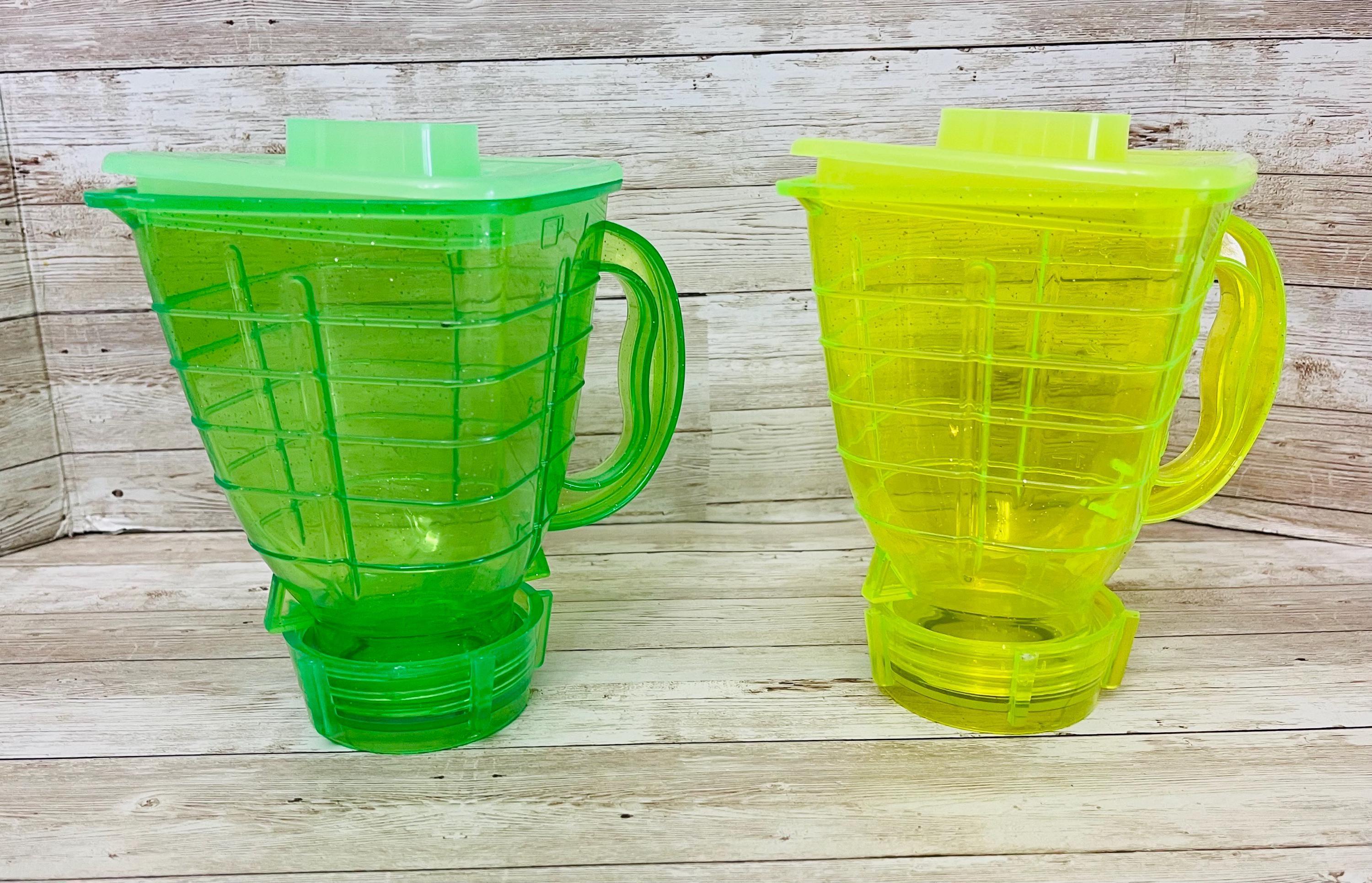 1x Licuachela Mexicanos para Bebidas y Botanas 1 Litro Se Envian Colores Surtidos 1x Mexican Plastic Drink Blender Cups fr Drinks and Snacks