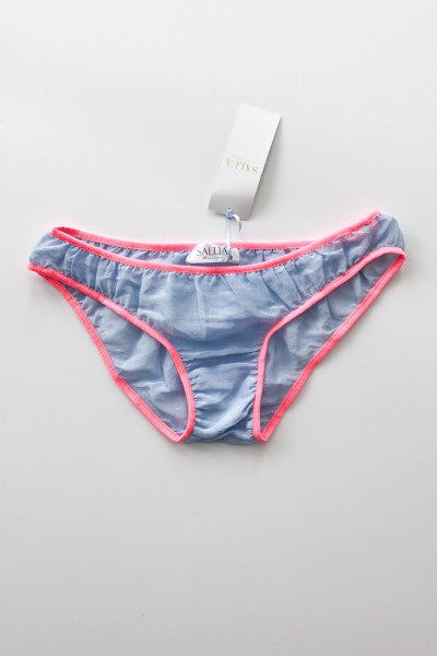 Panty básico de gradiente transparente con ribete