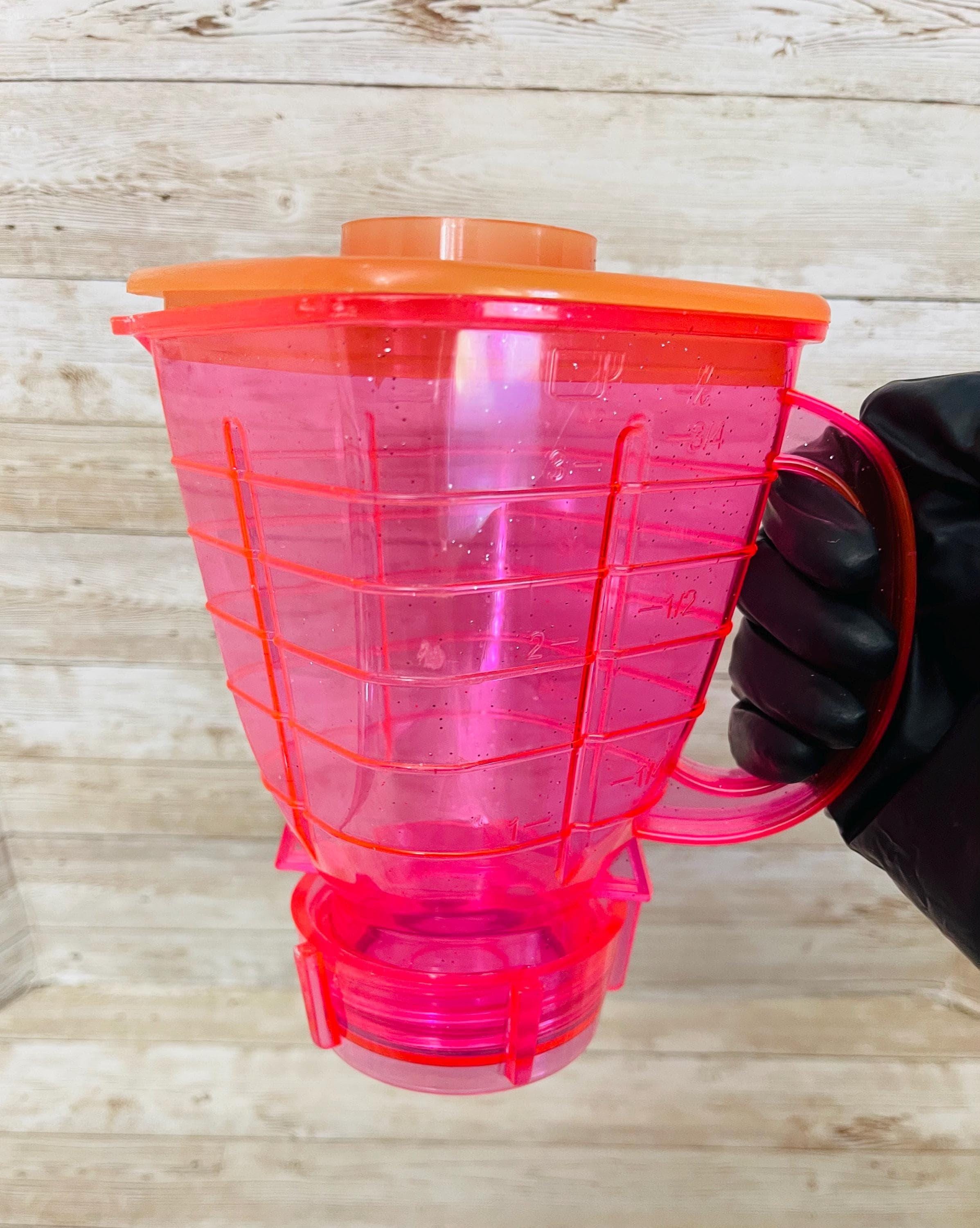 1x Licuachela Mexicanos para Bebidas y Botanas 1 Litro Se Envian Colores Surtidos 1x Mexican Plastic Drink Blender Cups fr Drinks and Snacks