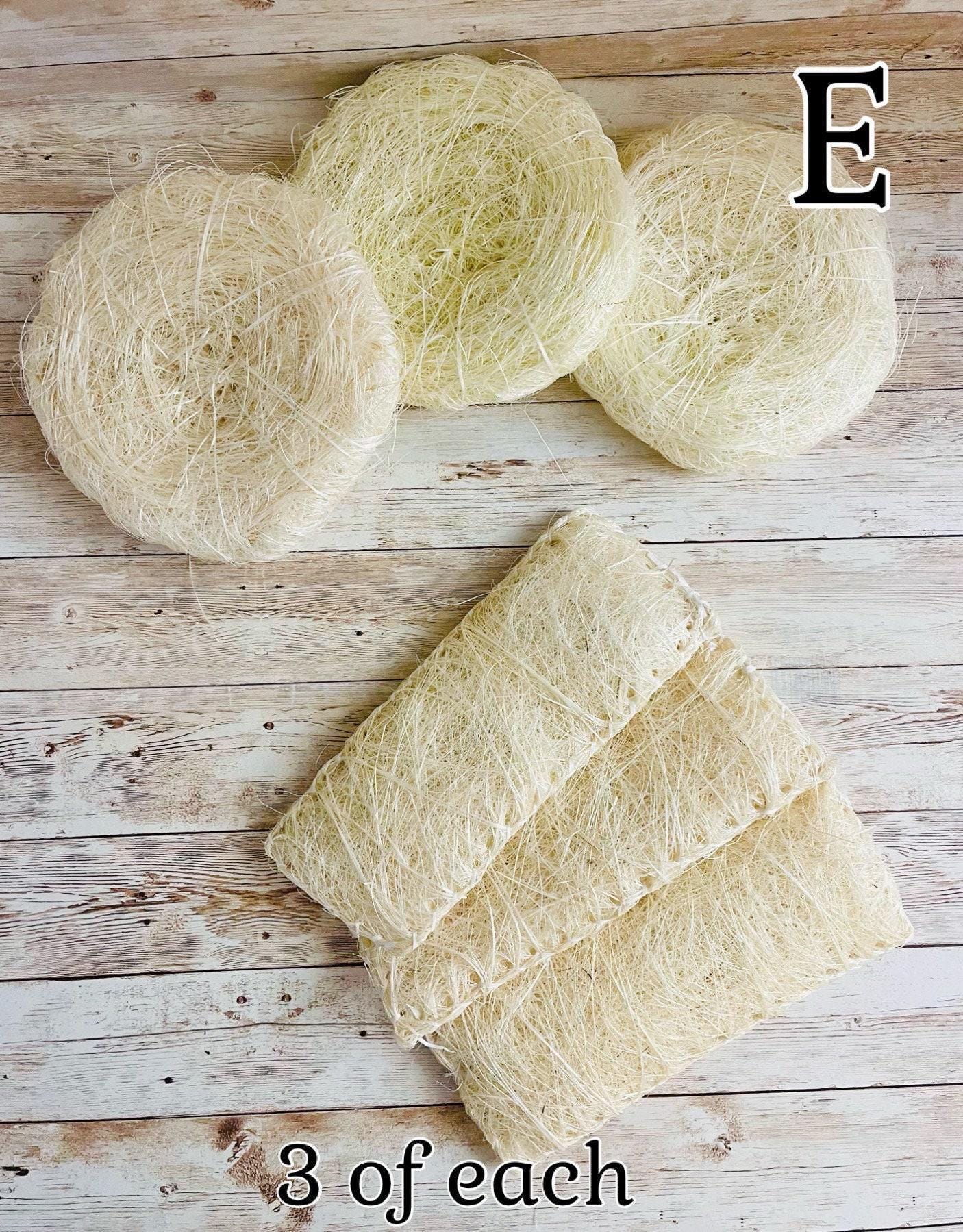 Estropajo De Ixtle Mexicano Ixtle Scourer Body Scrub 100% Natural Fibers