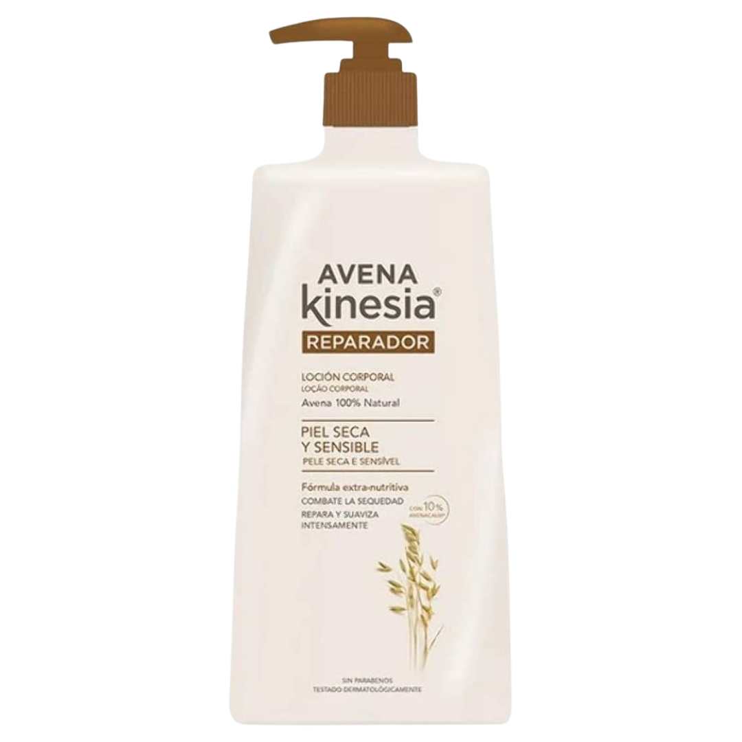 Avena Kinesia Loción Corporal Reparadora para Piel Seca y Sensible (13.5oz)