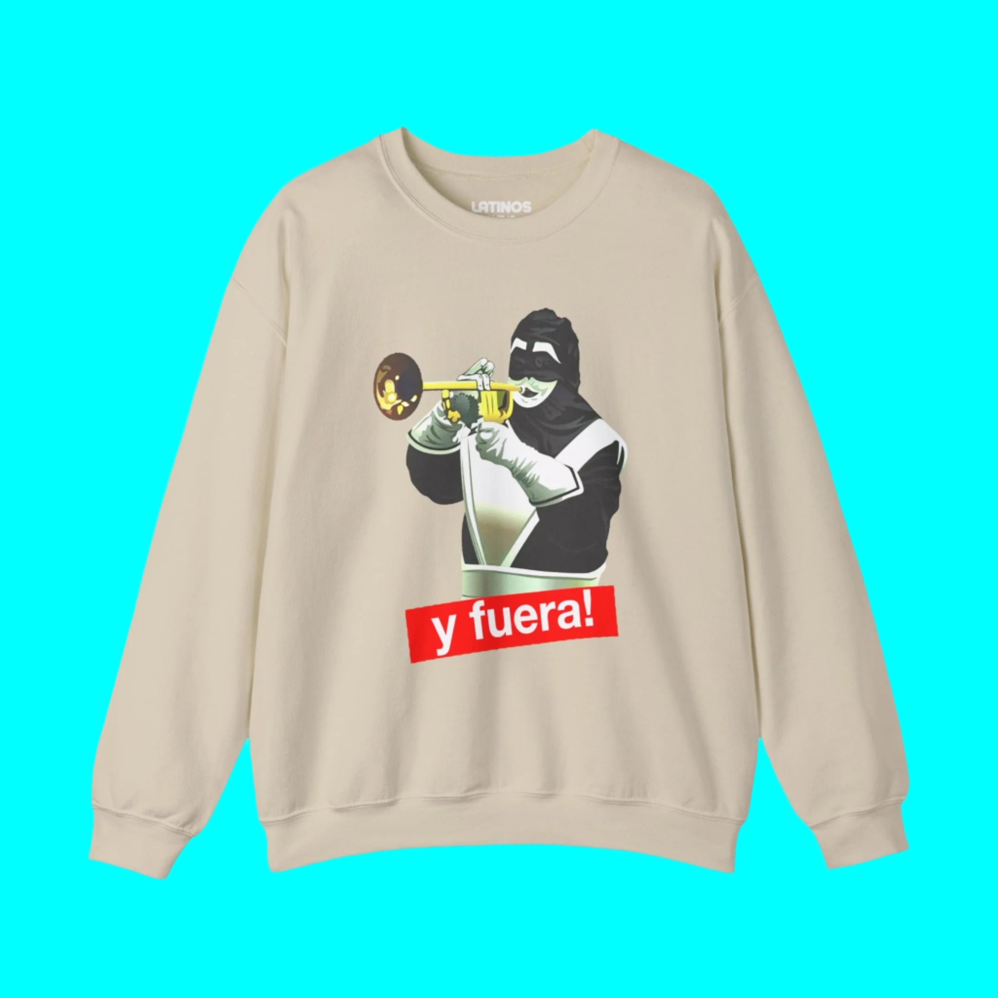 El Chacal De La Trompeta "¡Y FUERA!" Sudadera de cuello redondo de Sábado Gigante | Don Francisco | 5 colores