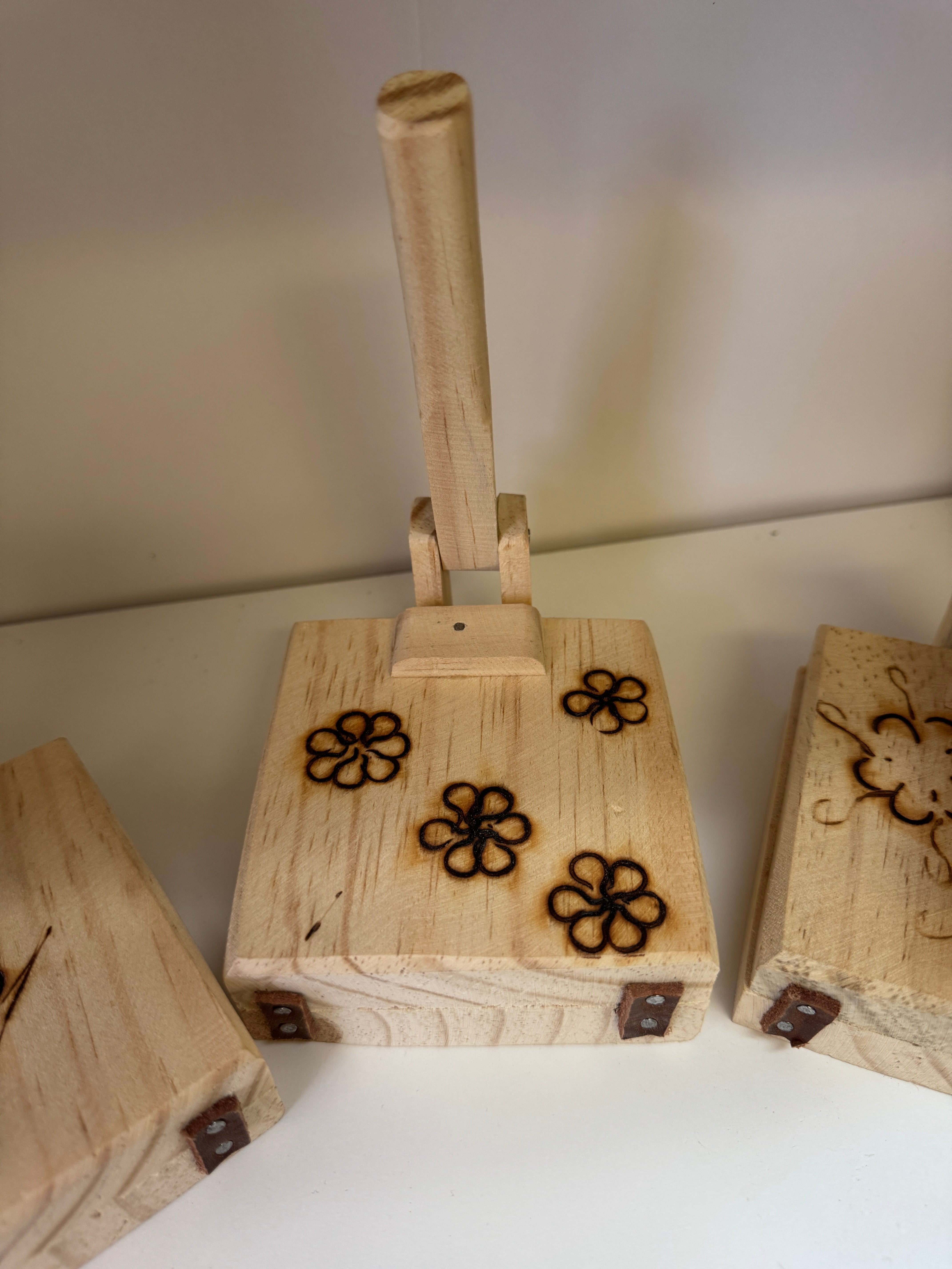 5 pack Miniature Mexican Inspired Tortilla Maker tortillero wood
