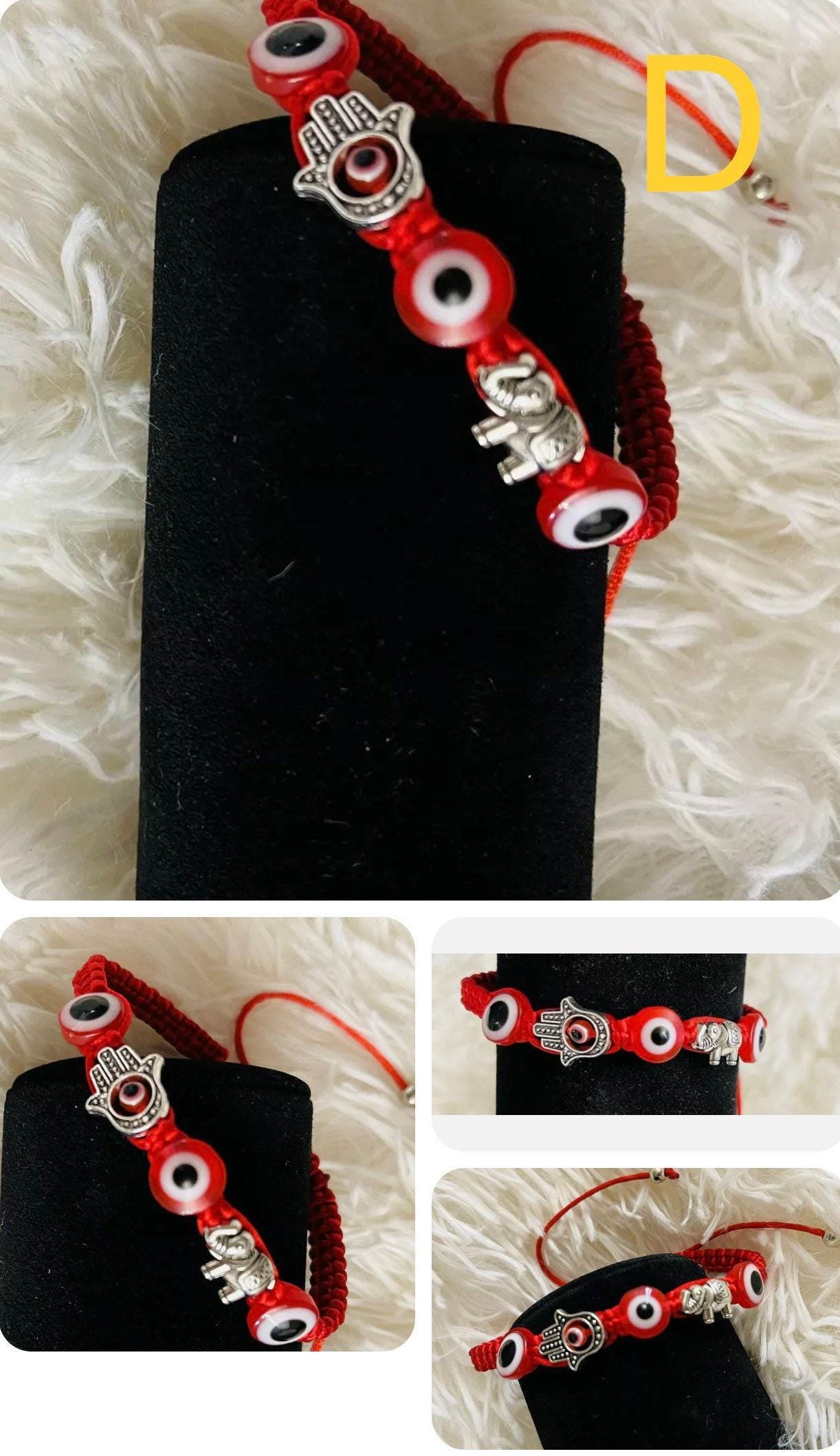 Blue Eye Protect Charm Hamsa Hand Indie Bracelet Pulseras de Mal de Ojo