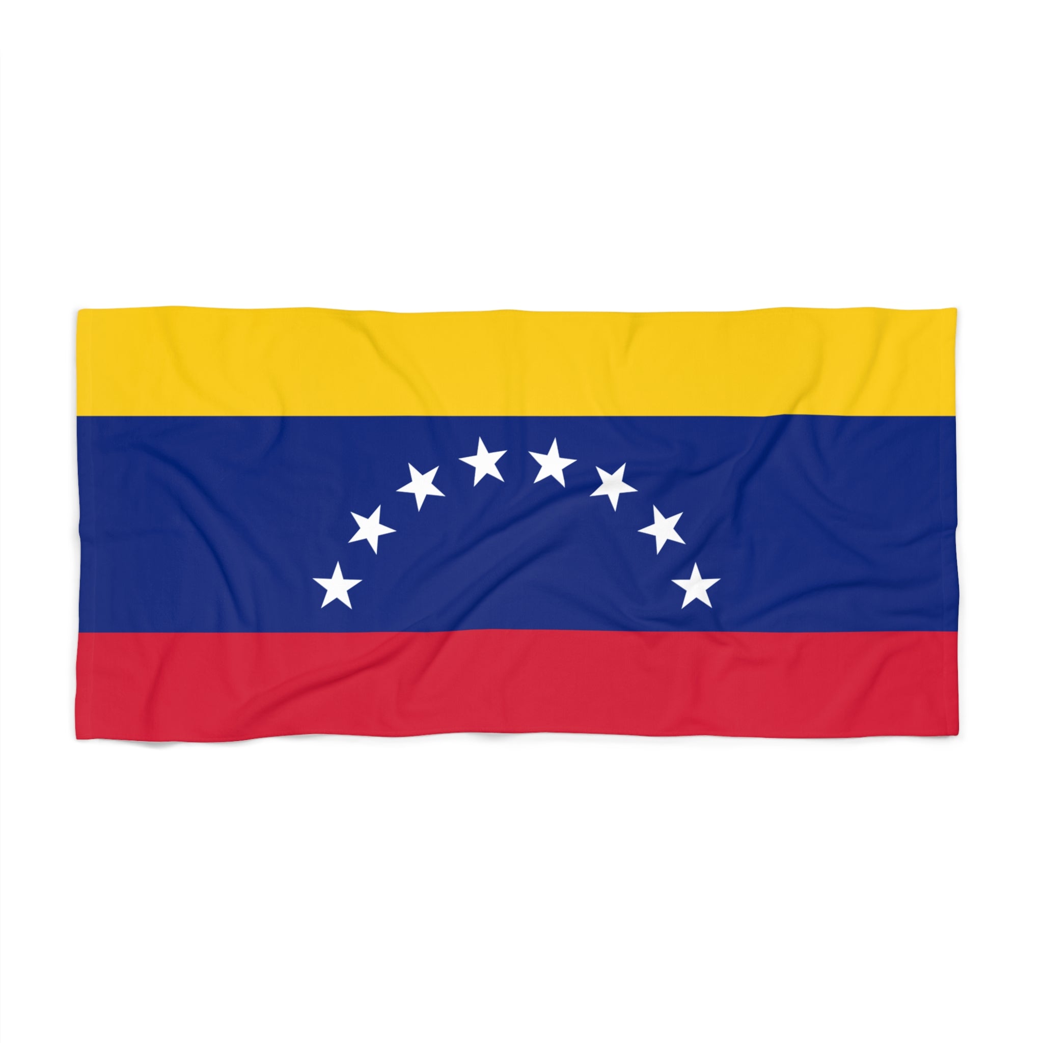 Toalla de playa con la bandera de Venezuela | Calidad y durabilidad - 2 tamaños | Orgullo venezolano | Regalo para venezolanos