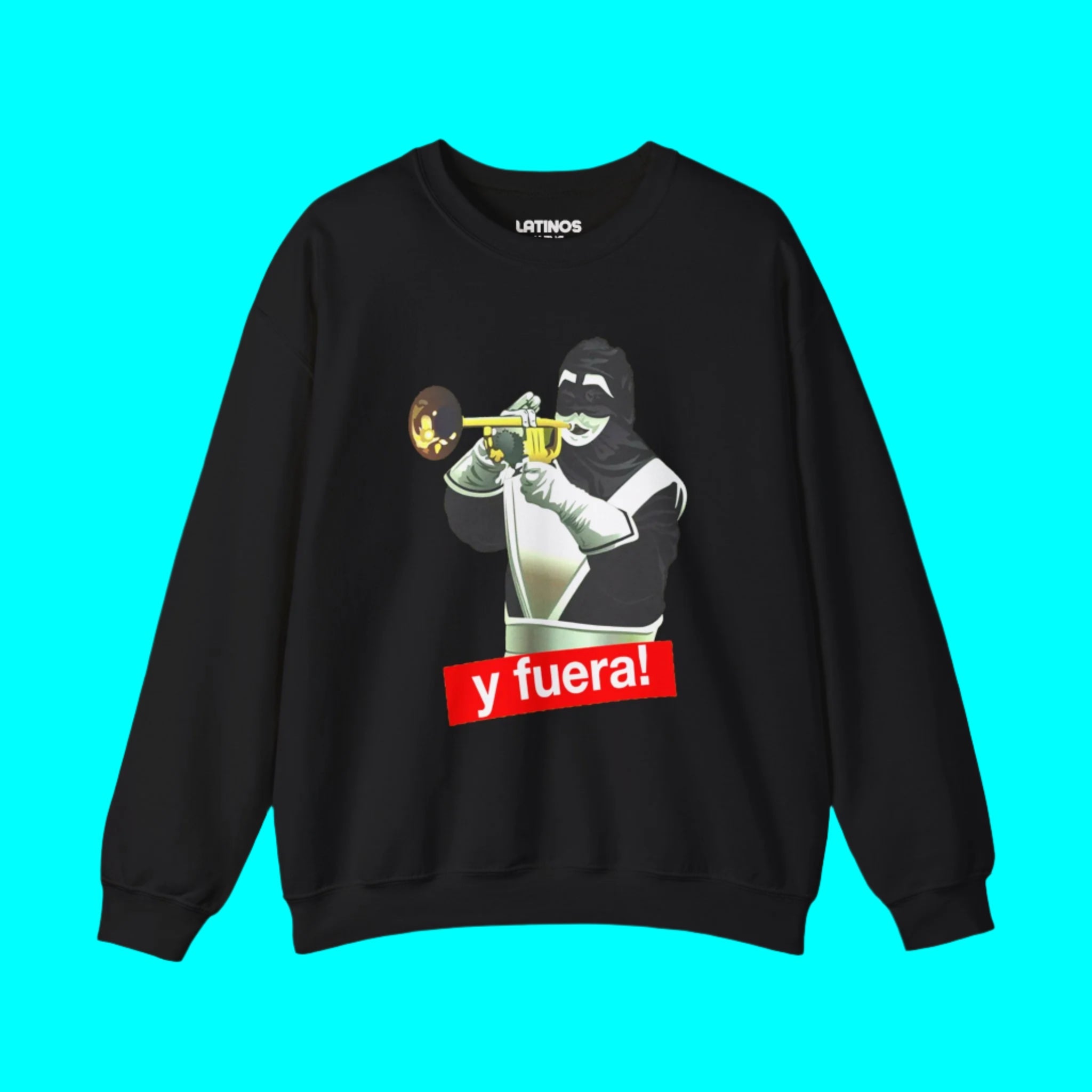 El Chacal De La Trompeta "¡Y FUERA!" Sudadera de cuello redondo de Sábado Gigante | Don Francisco | 5 colores