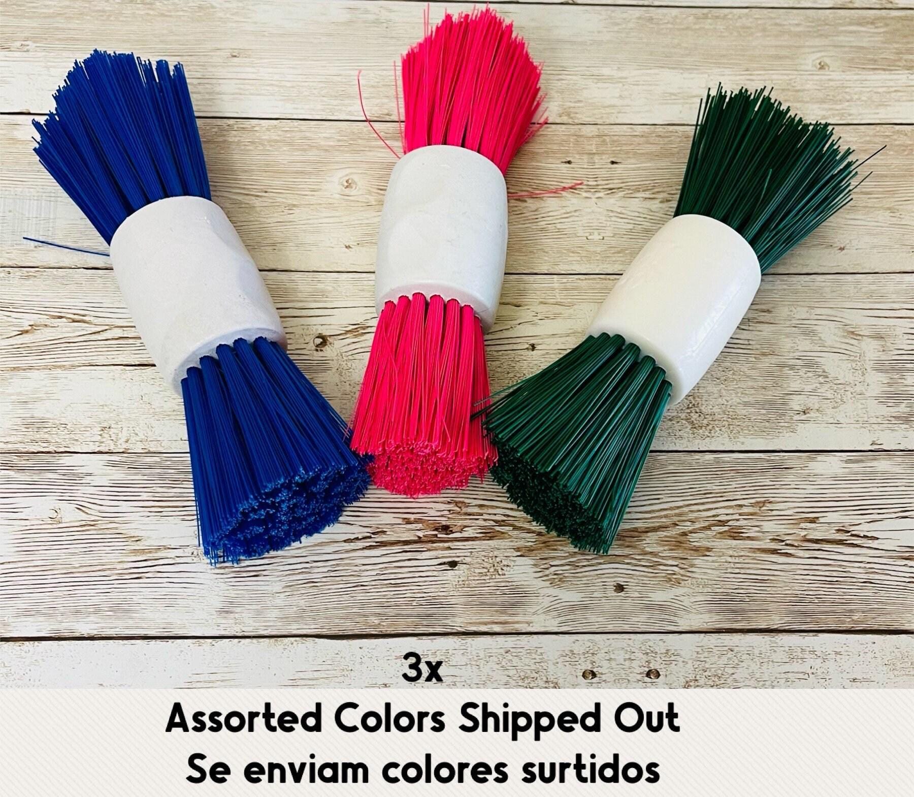 3x Mexican Plastic Brush Scrubber 3 Escobetas Mexicanas de Plastico