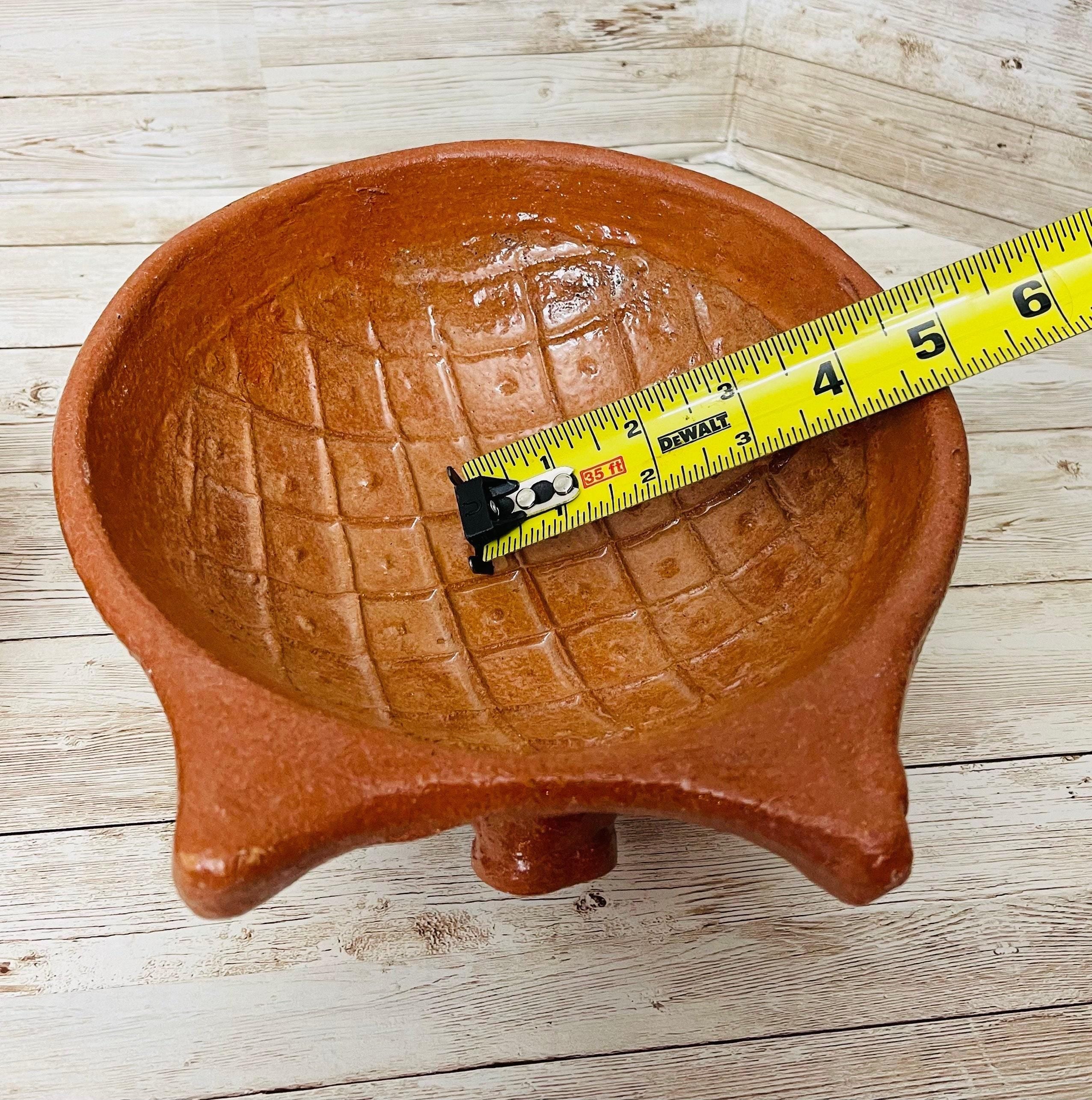 Authentic Mexican Pig Molcajete Molcajete Mexicano de Barro en Forna de Marranito