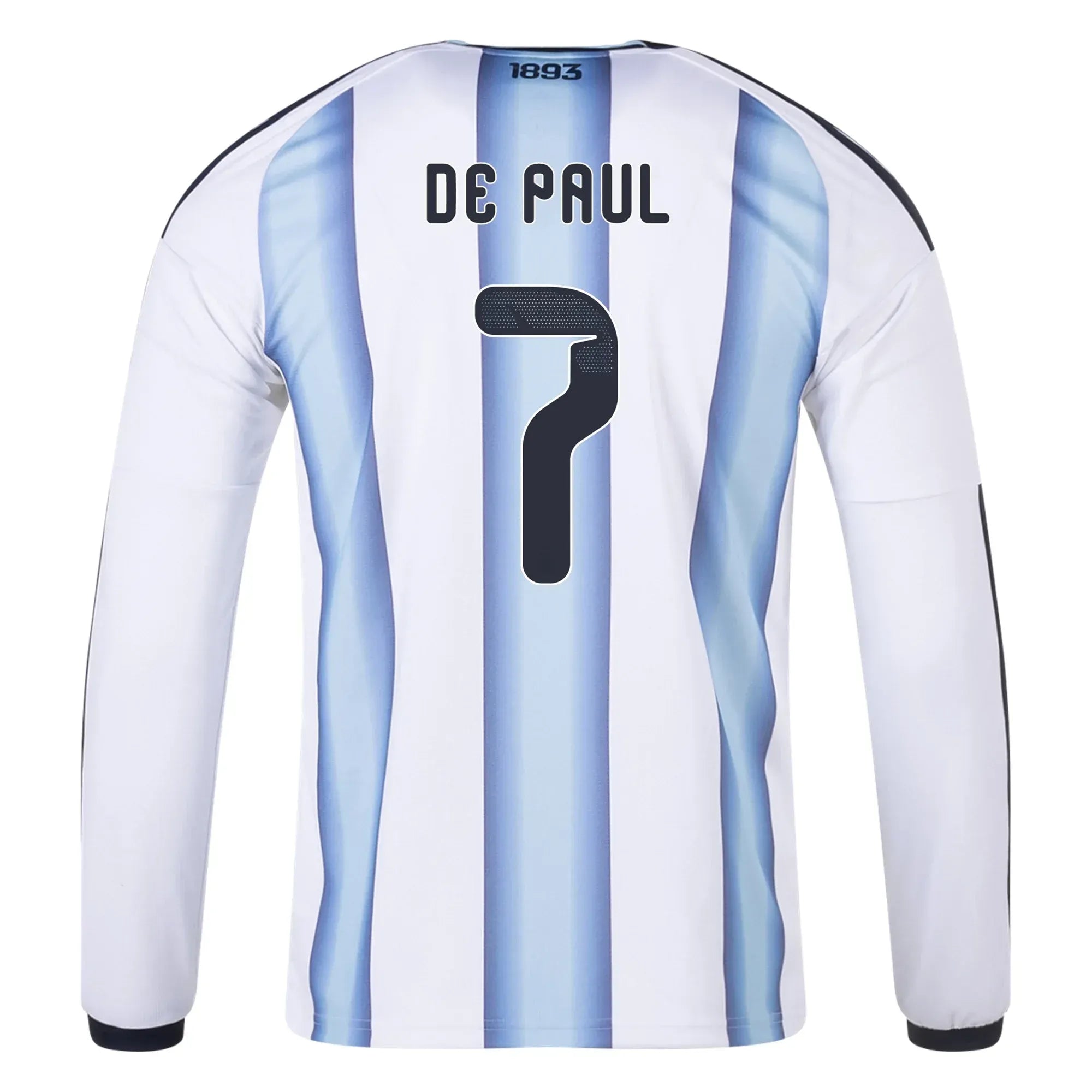 adidas 2026 Argentina Men's Authentic Home Long-Sleeve Soccer Jersey