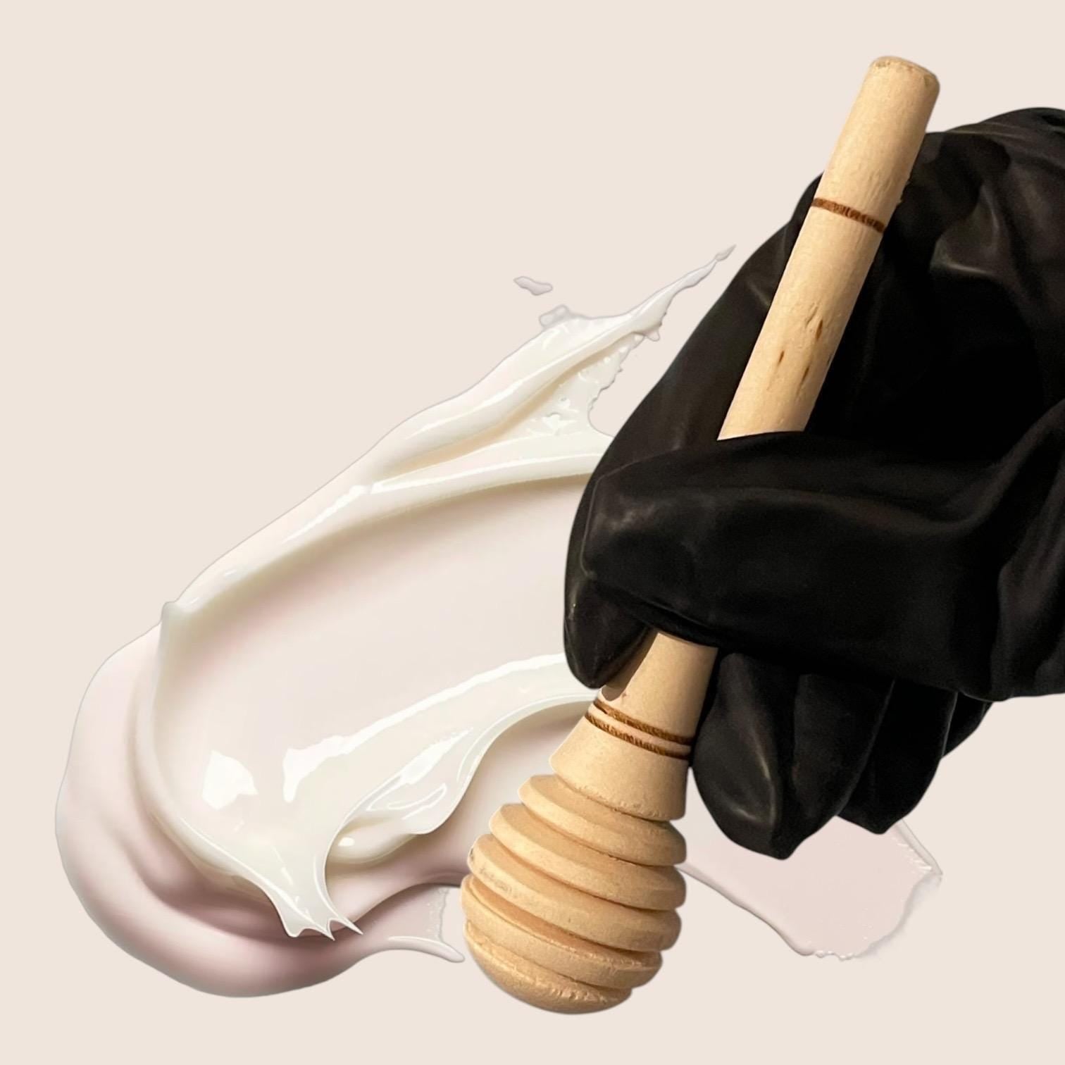 4x Mexican Honey Wood Stirrers 4 Different Sizes 4 Mieleros Mexicanos de Madera 4 Diferente Tamaños